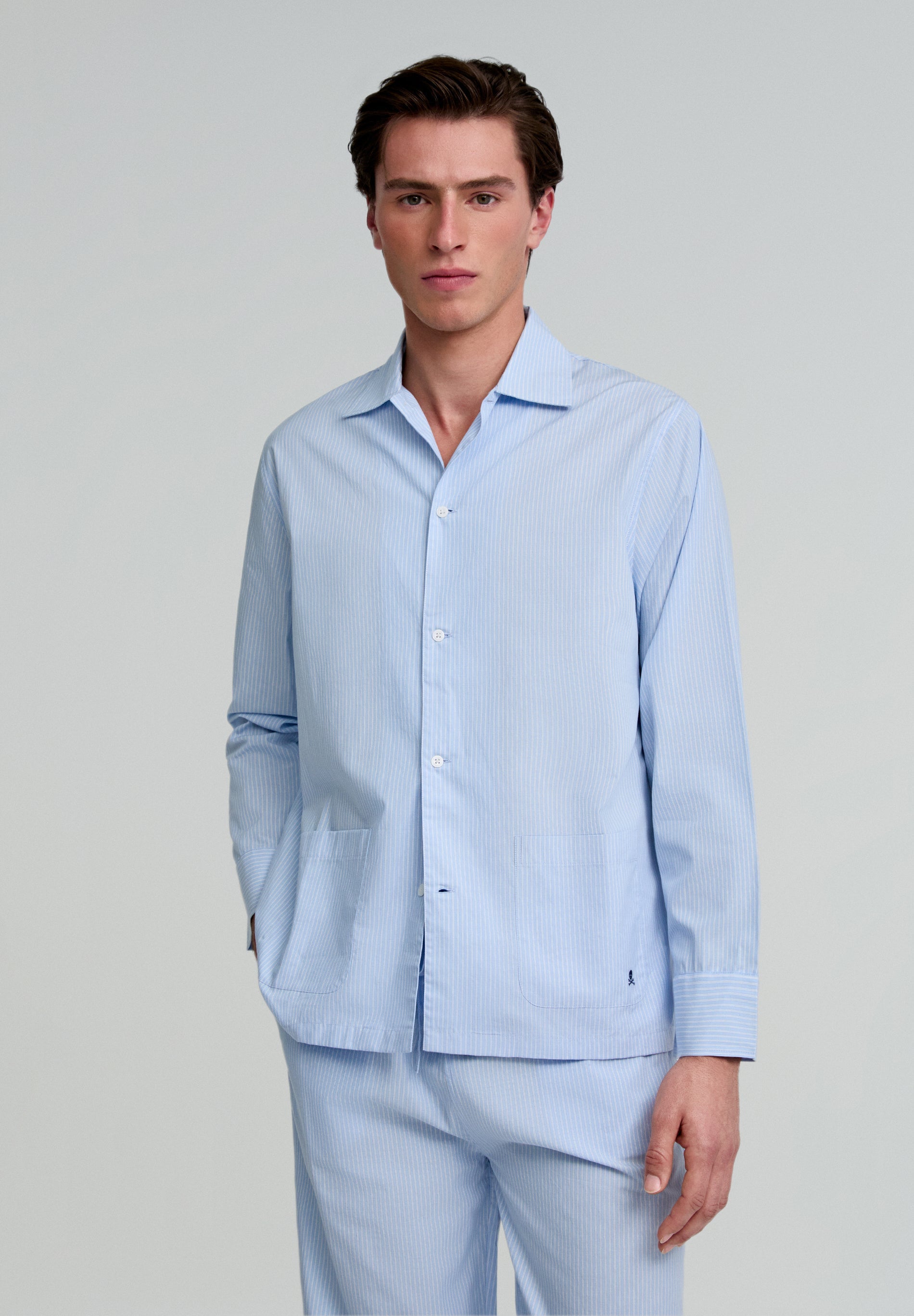 PIJAMA RAYAS ALGODÓN