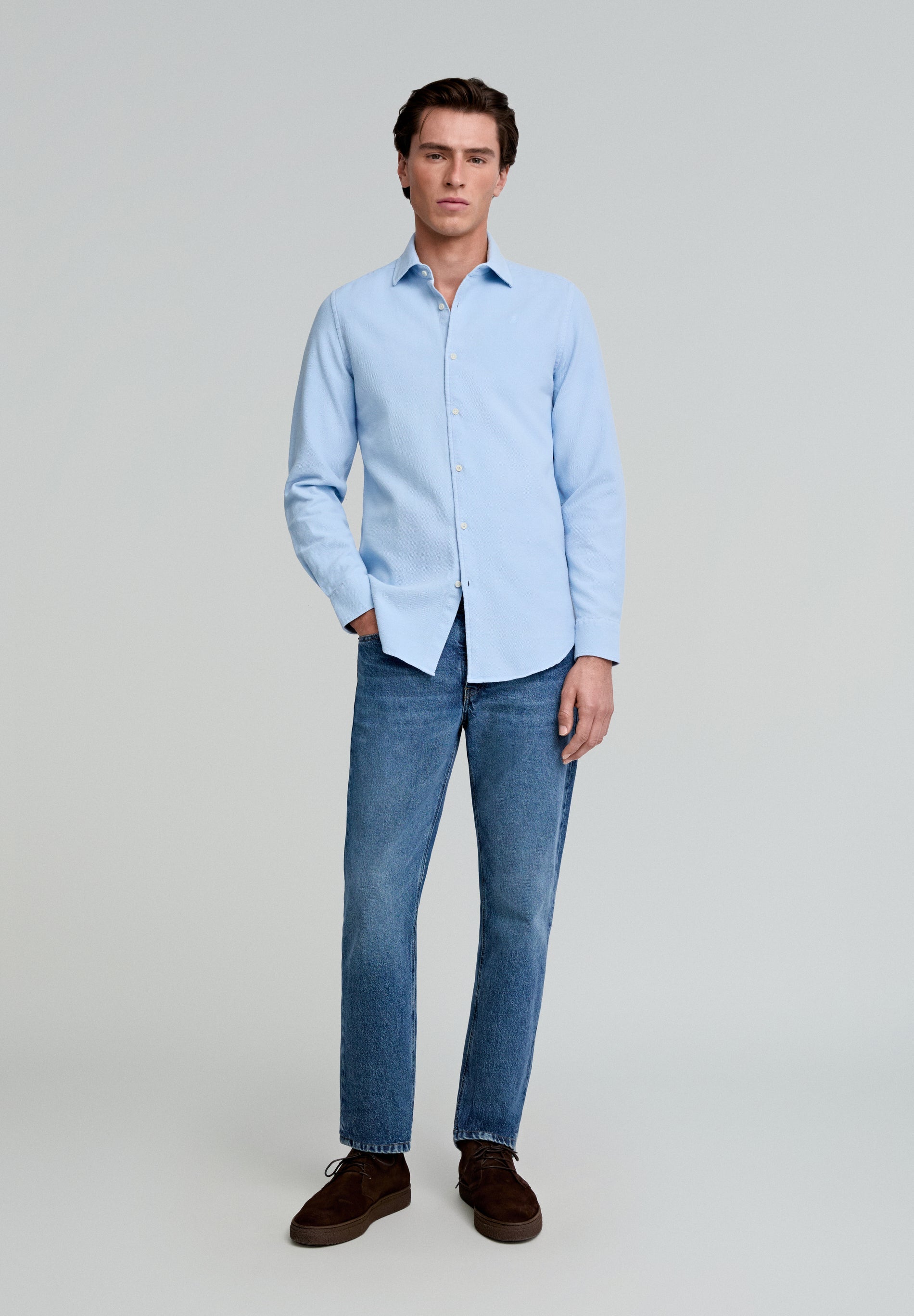 CAMISA PIQUÉ CALAVERA