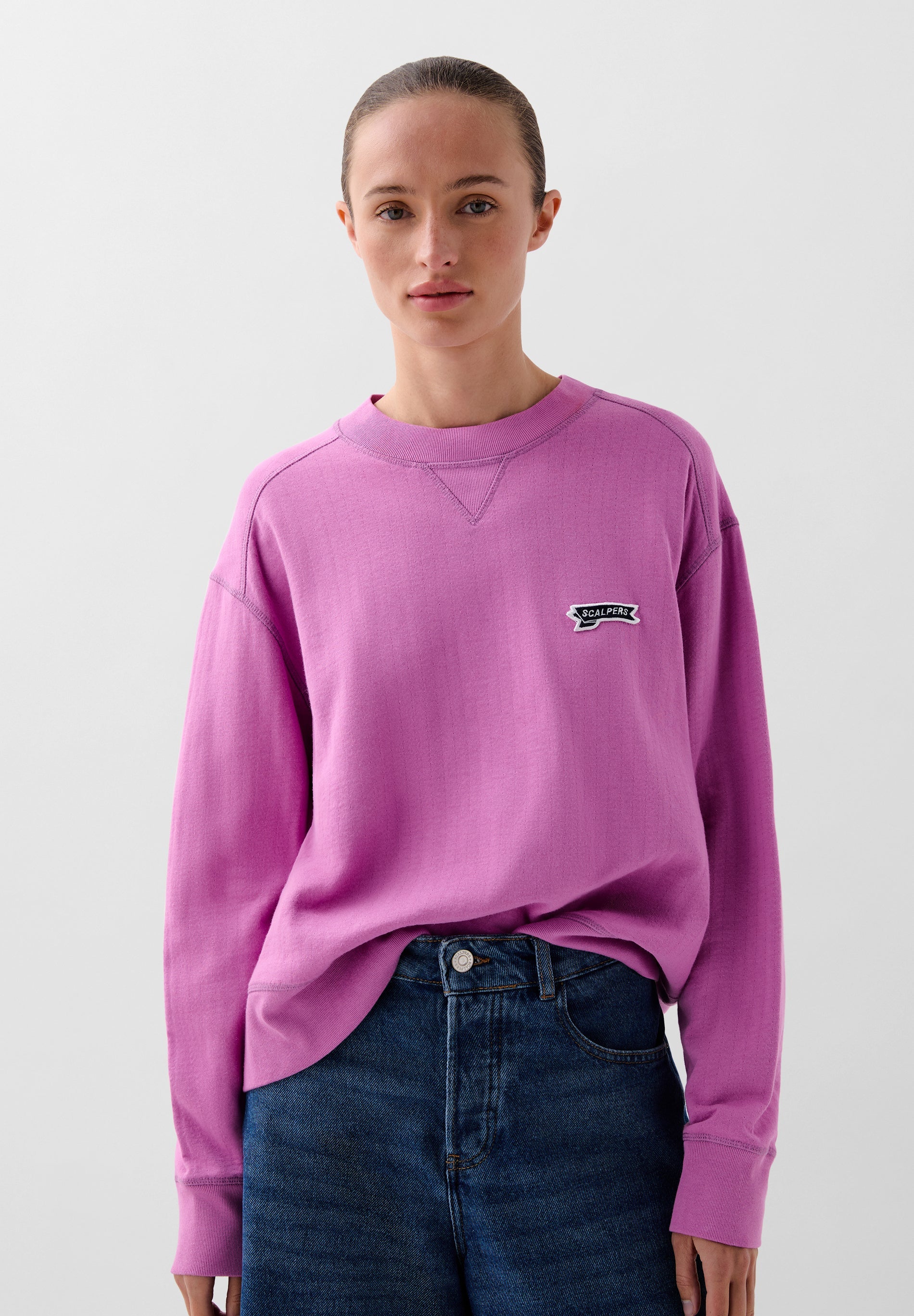 SUDADERA PARCHE LOGO