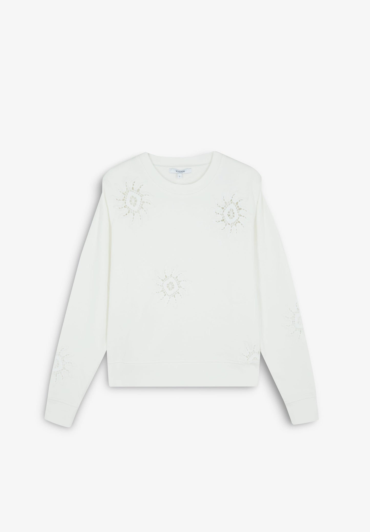 SUDADERA HOMBRERA DETALLES CROCHET