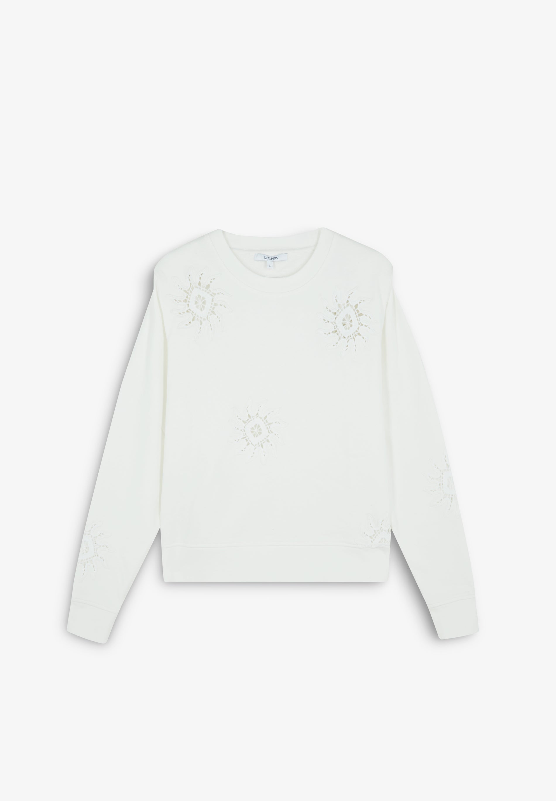 SUDADERA HOMBRERA DETALLES CROCHET