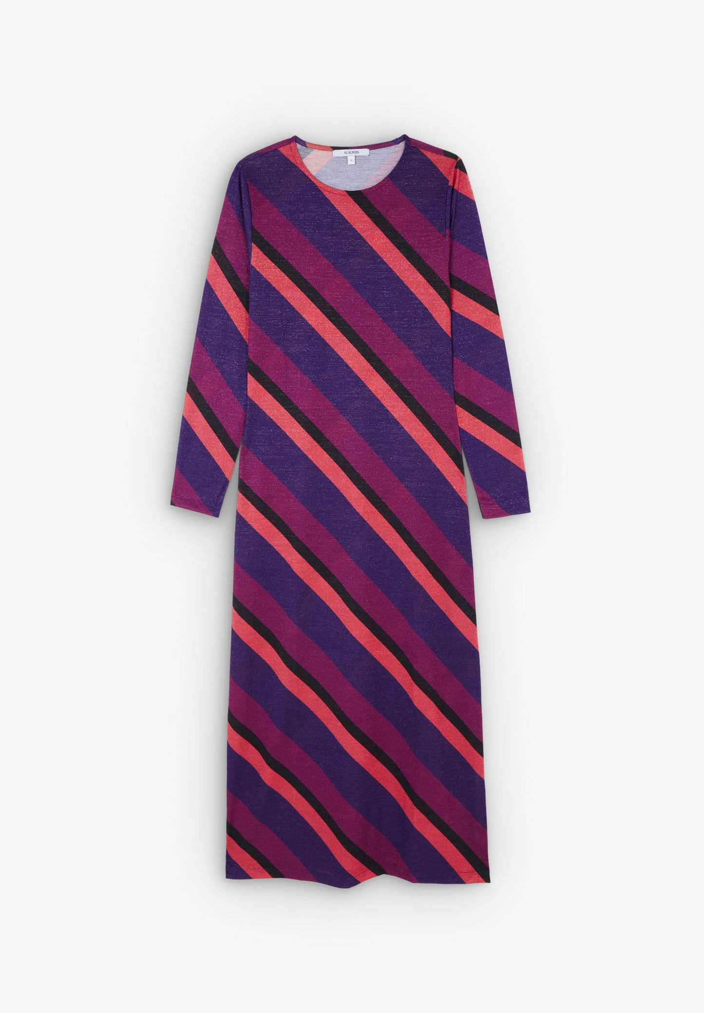VESTIDO RAYAS LUREX