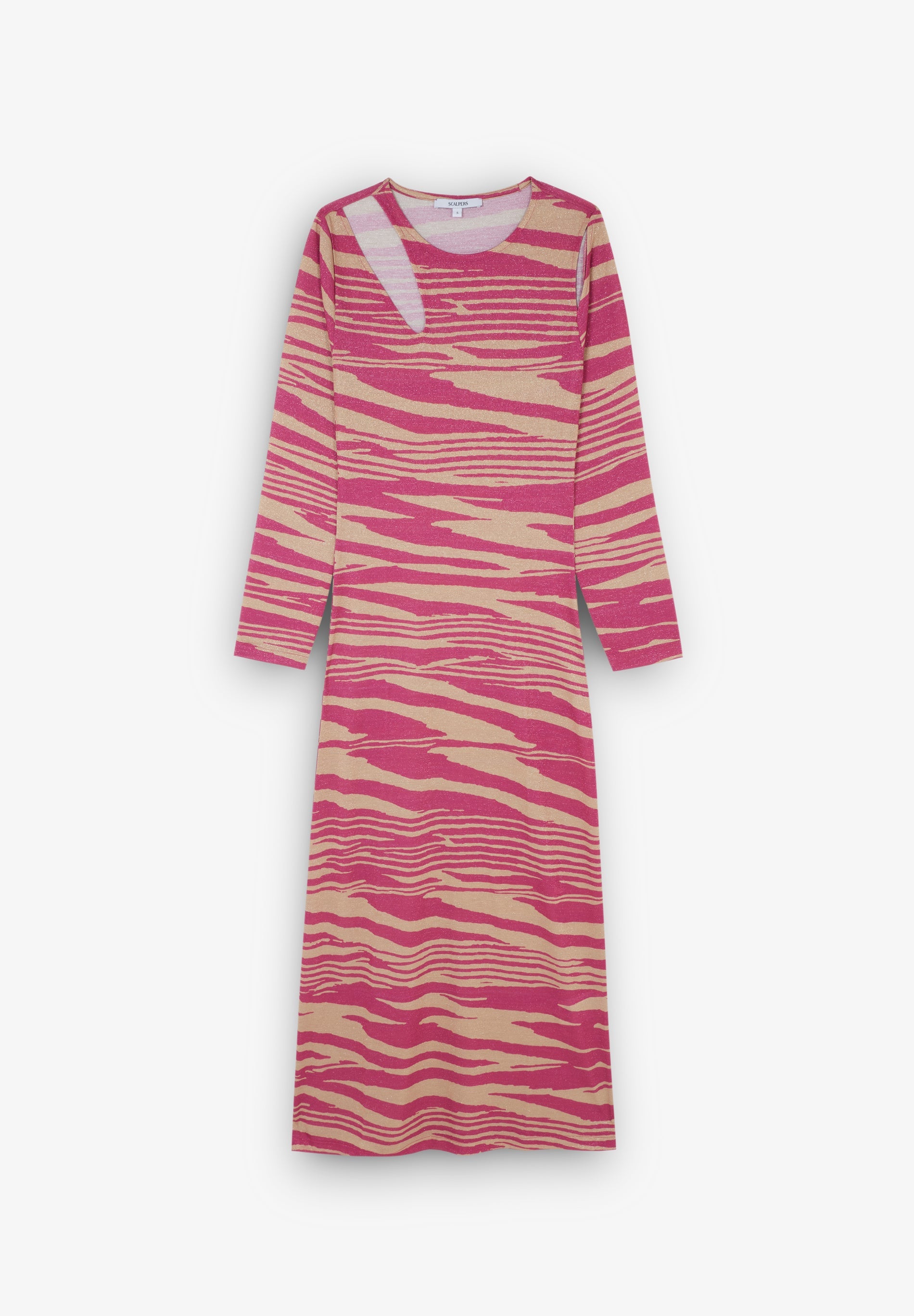 VESTIDO ANIMAL PRINT ABERTURA