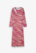 VESTIDO ANIMAL PRINT ABERTURA