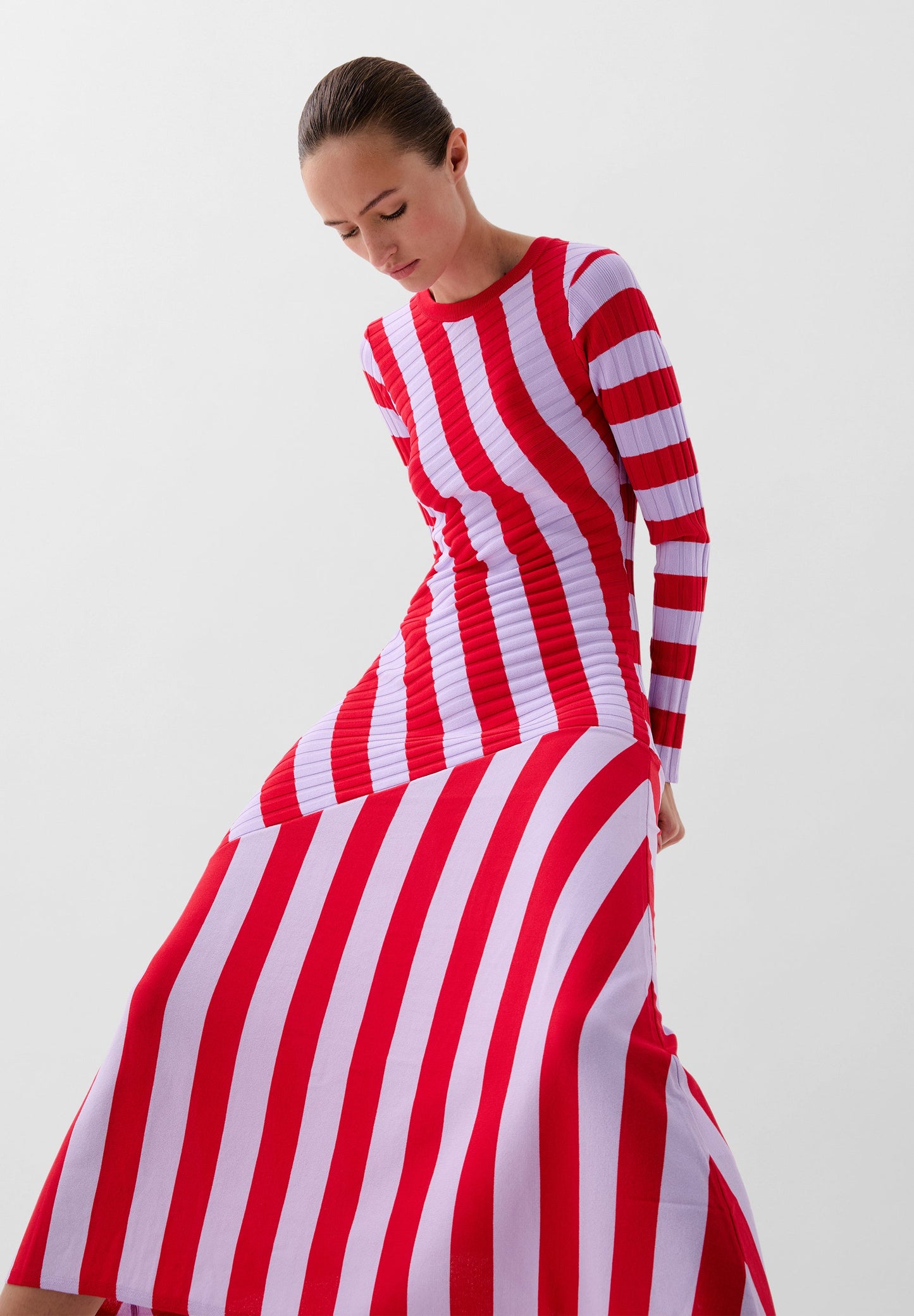 VESTIDO PUNTO RAYAS