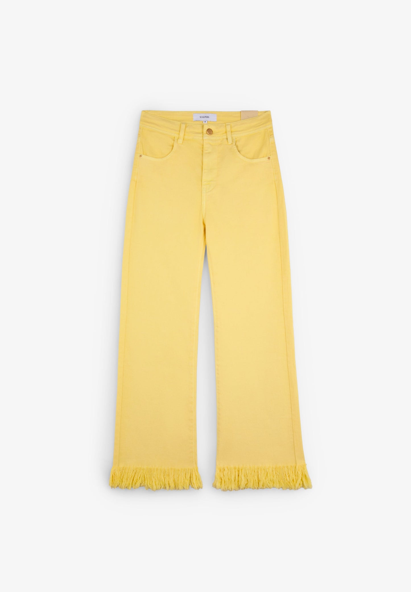 PANTALÓN VAQUERO FLECOS BORDADO