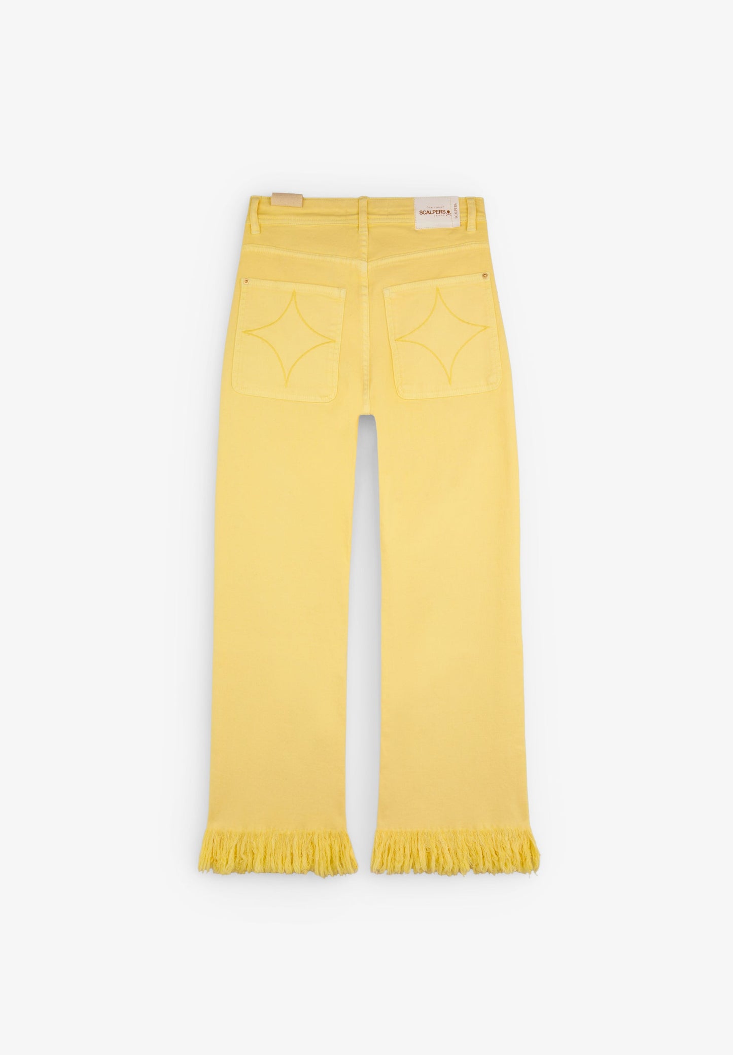 PANTALÓN VAQUERO FLECOS BORDADO