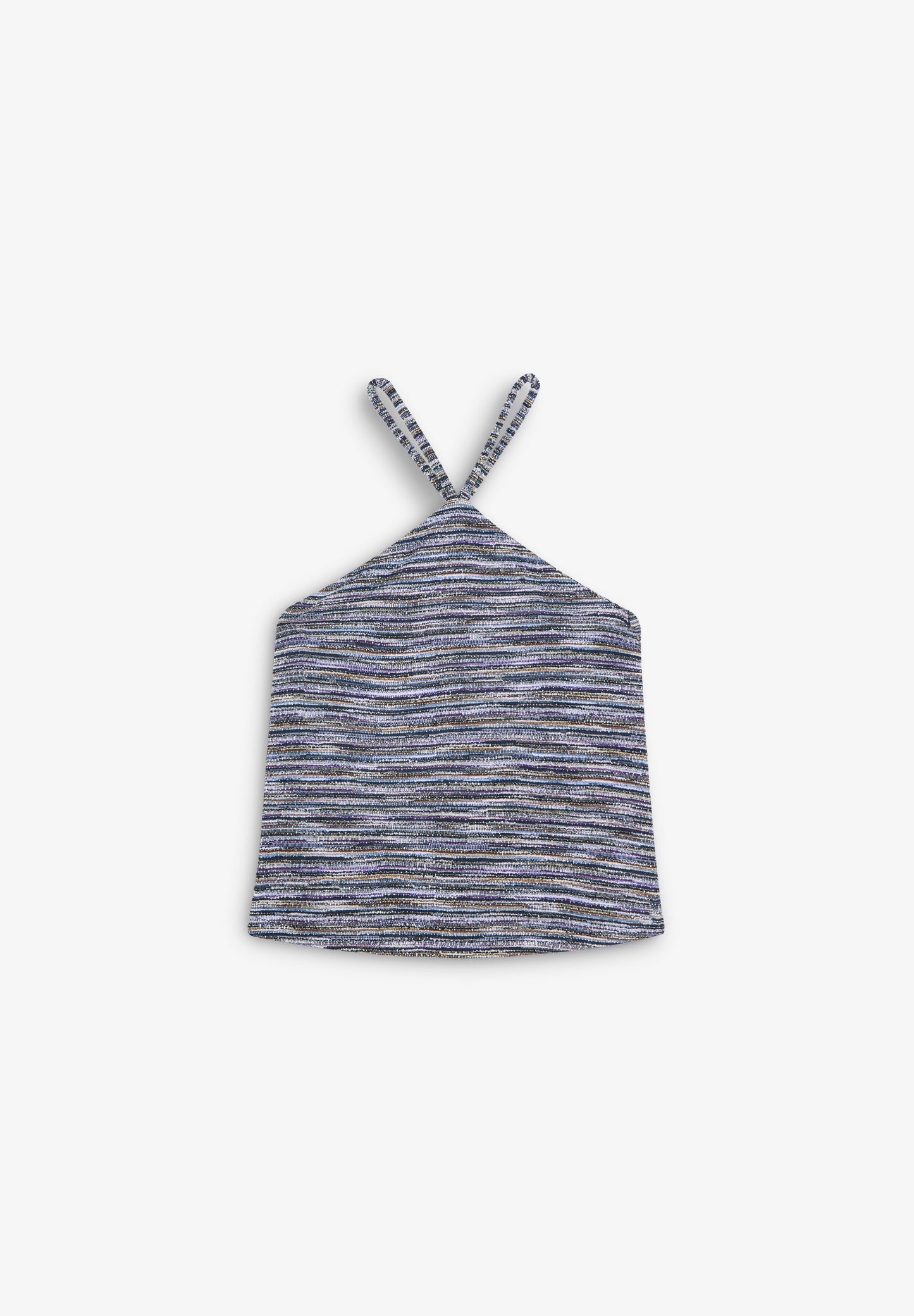 TOP HALTER RÚSTICO LUREX