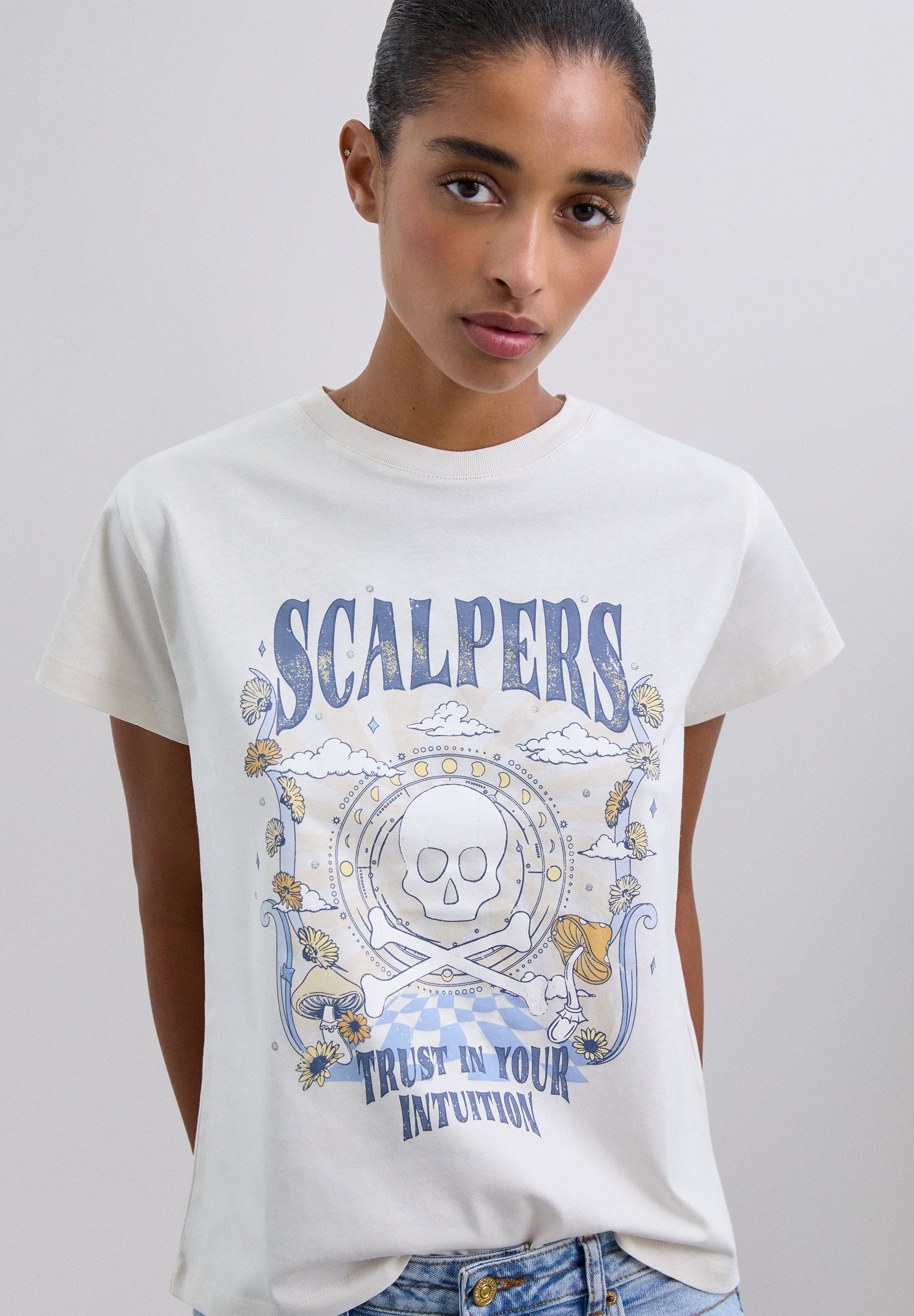 CAMISETA PRINT CALAVERA