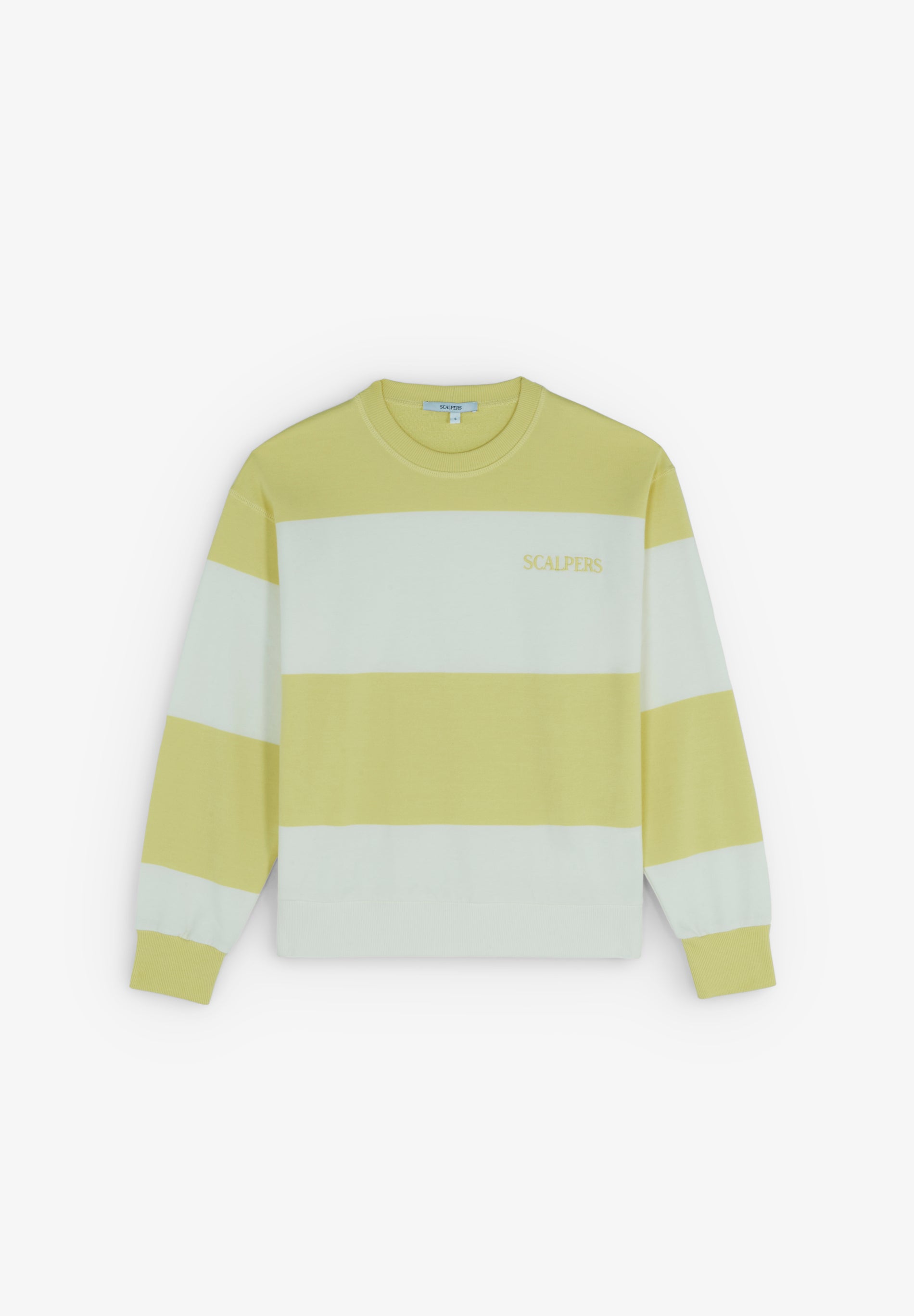 SUDADERA RAYAS LOGO BORDADO
