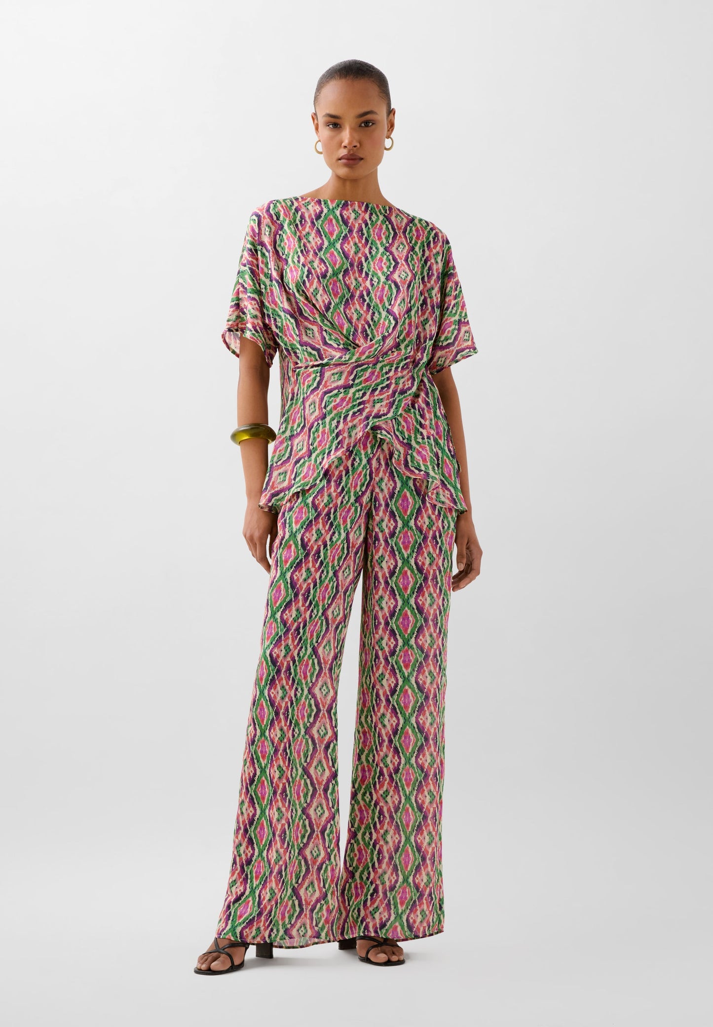 CAMISETA FLUIDA PRINT CRUZADO