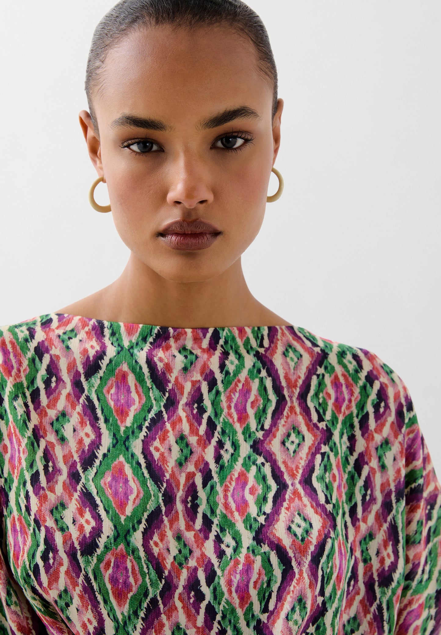 CAMISETA FLUIDA PRINT CRUZADO