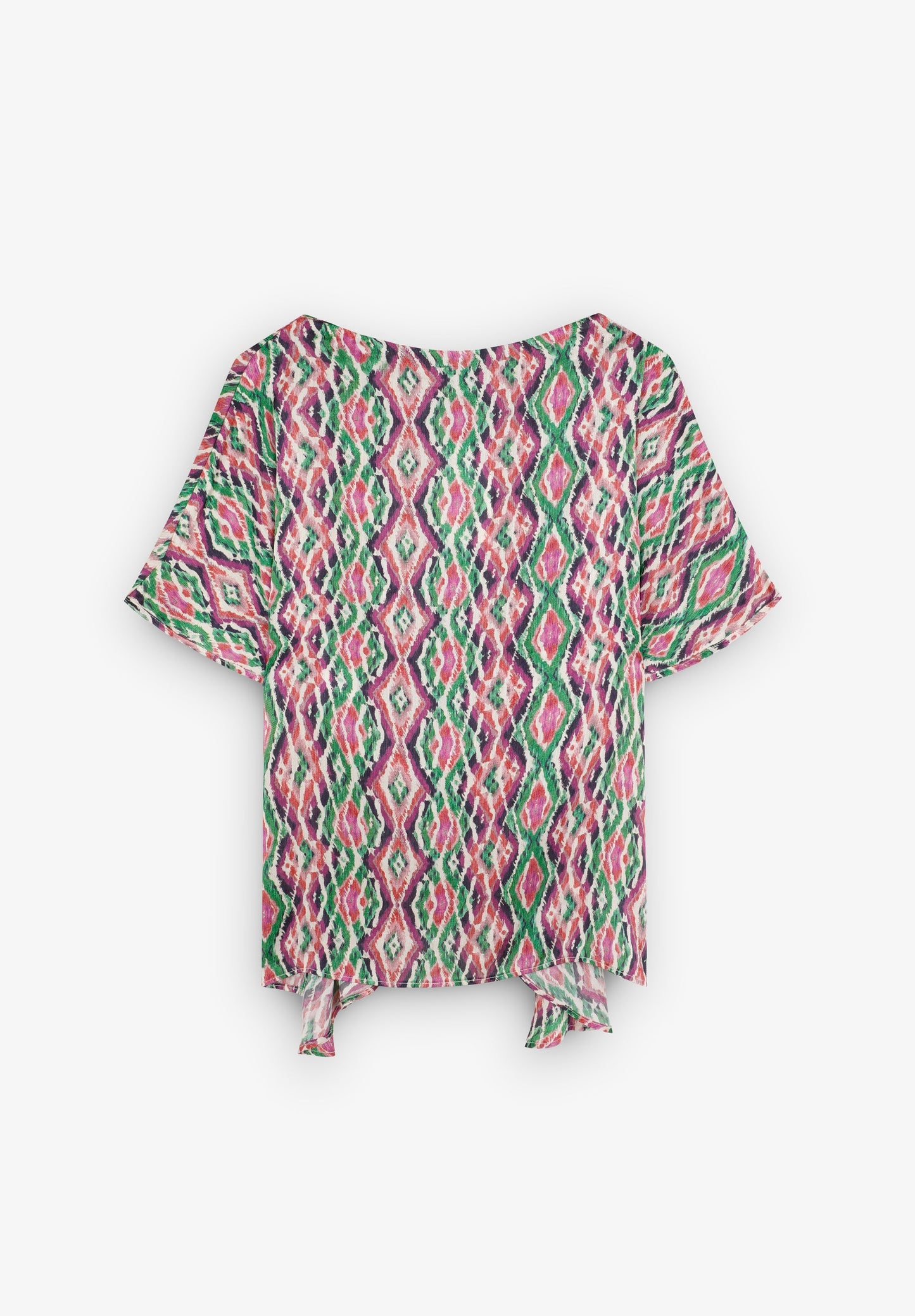 CAMISETA FLUIDA PRINT CRUZADO