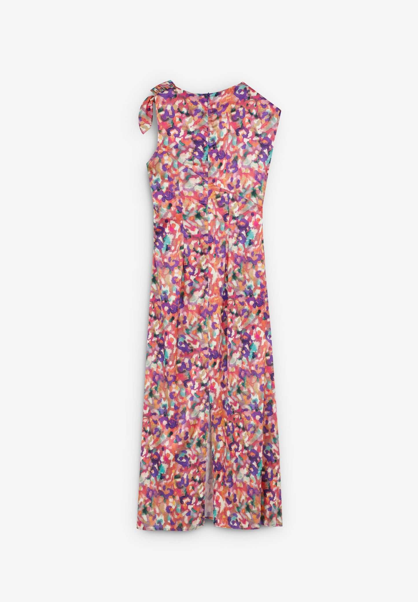VESTIDO MIDI DETALLE ESCOTE