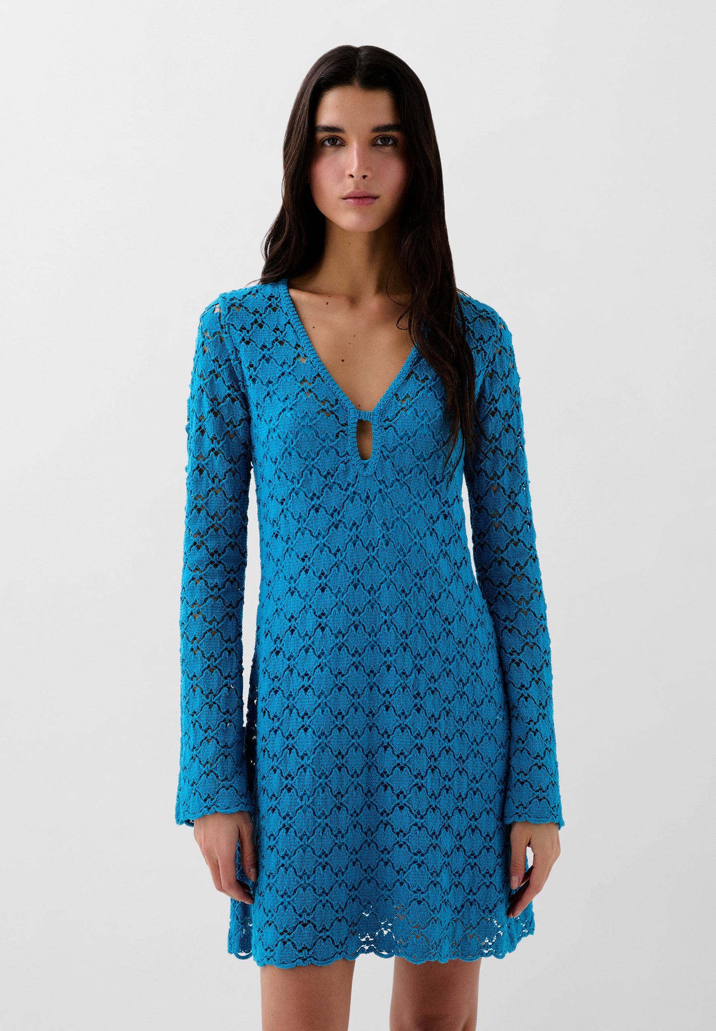 VESTIDO MINI CROCHET