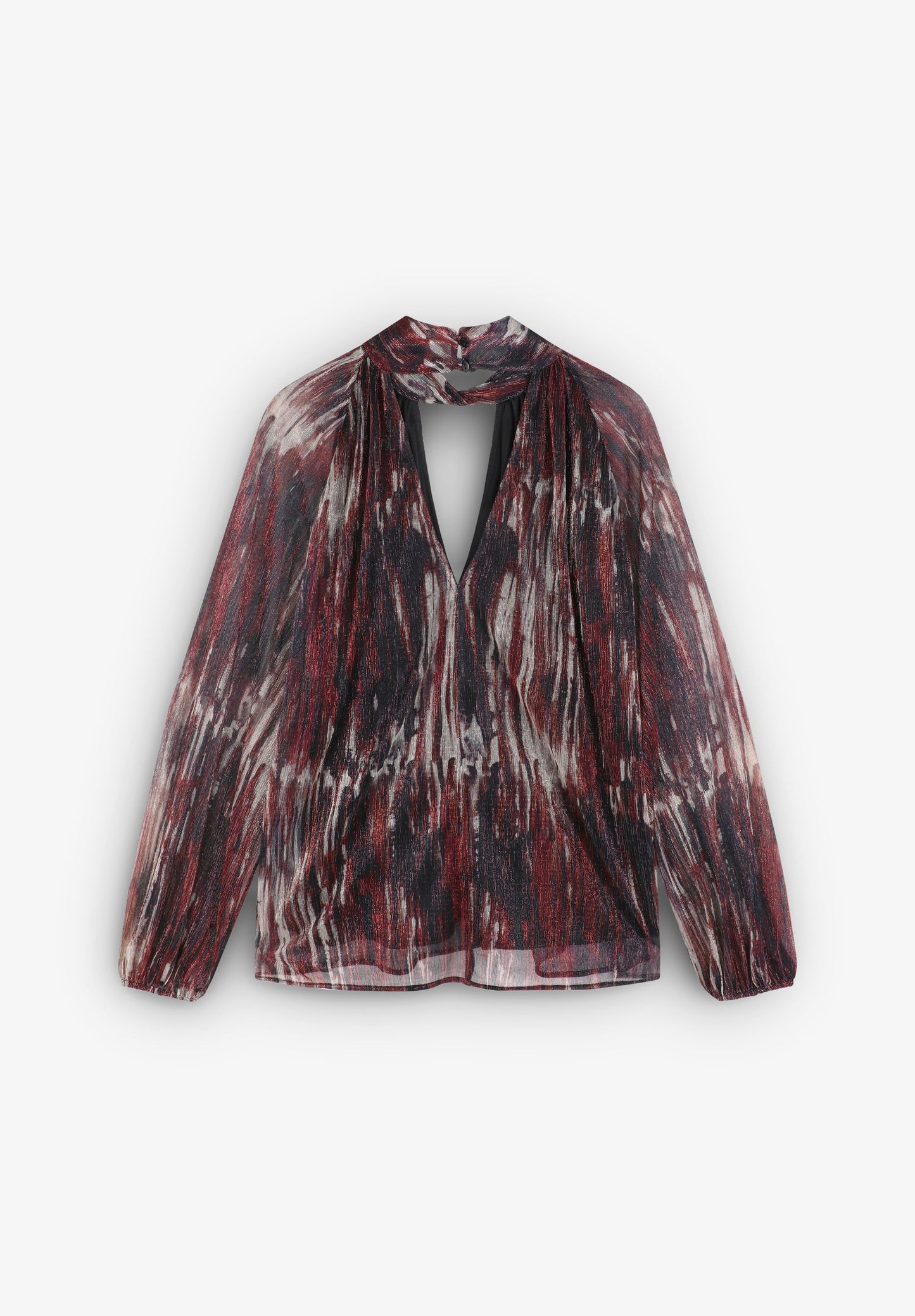 BLUSA LUREX DETALLE ESCOTE
