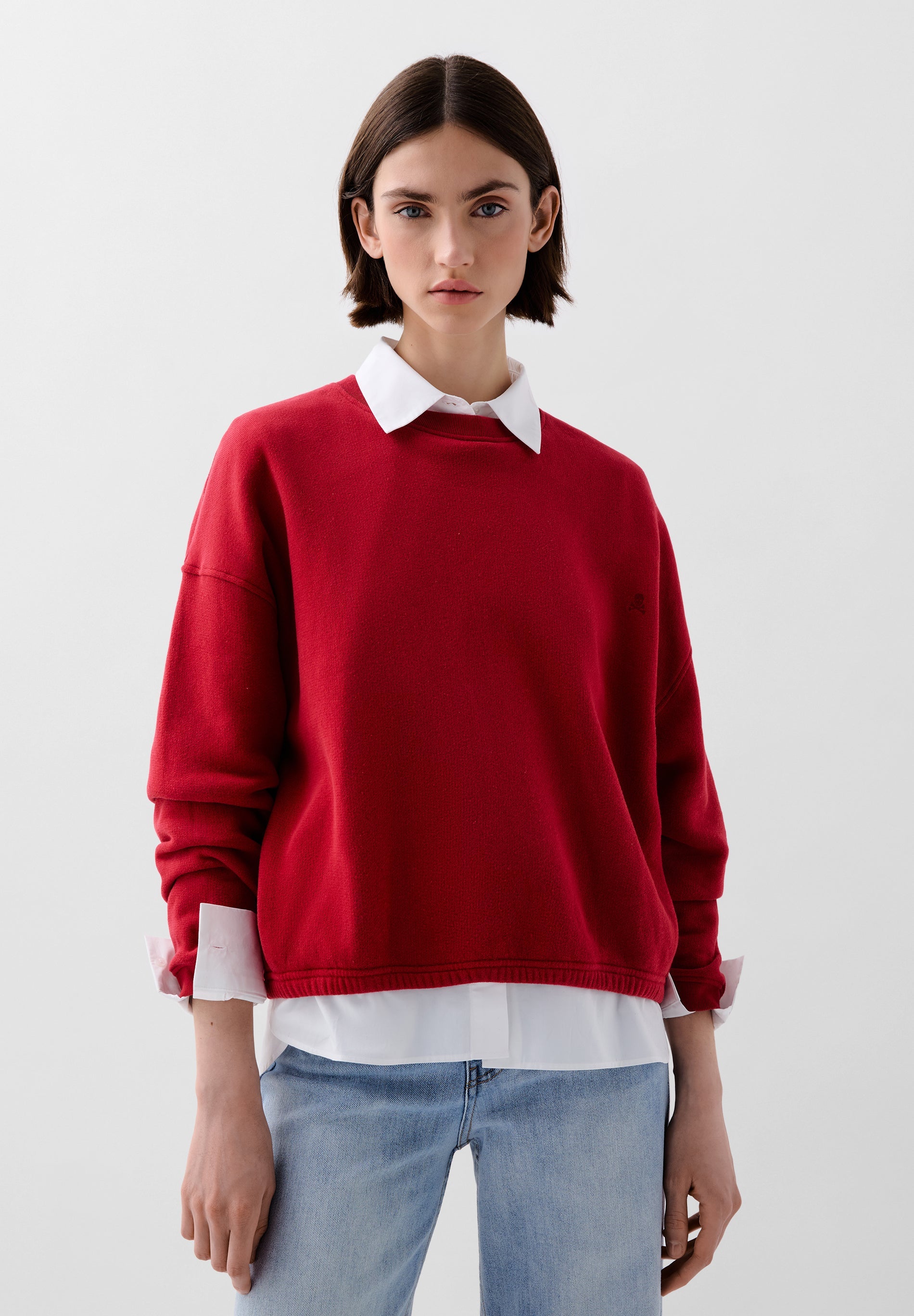 SUDADERA CALAVERA BORDADA