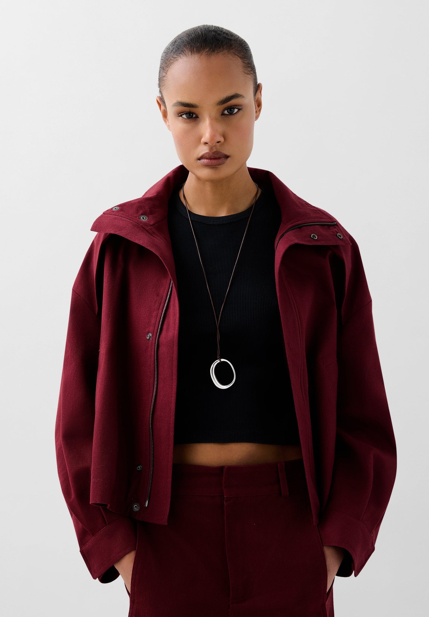 CAZADORA FLUIDA ALGODÓN