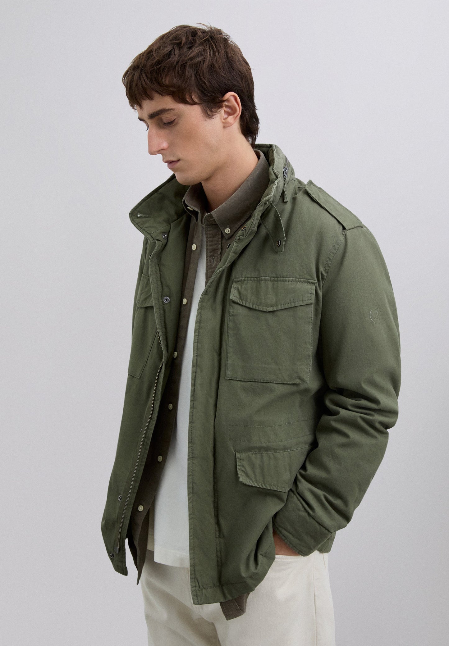 PARKA CAPUCHA MILITAR