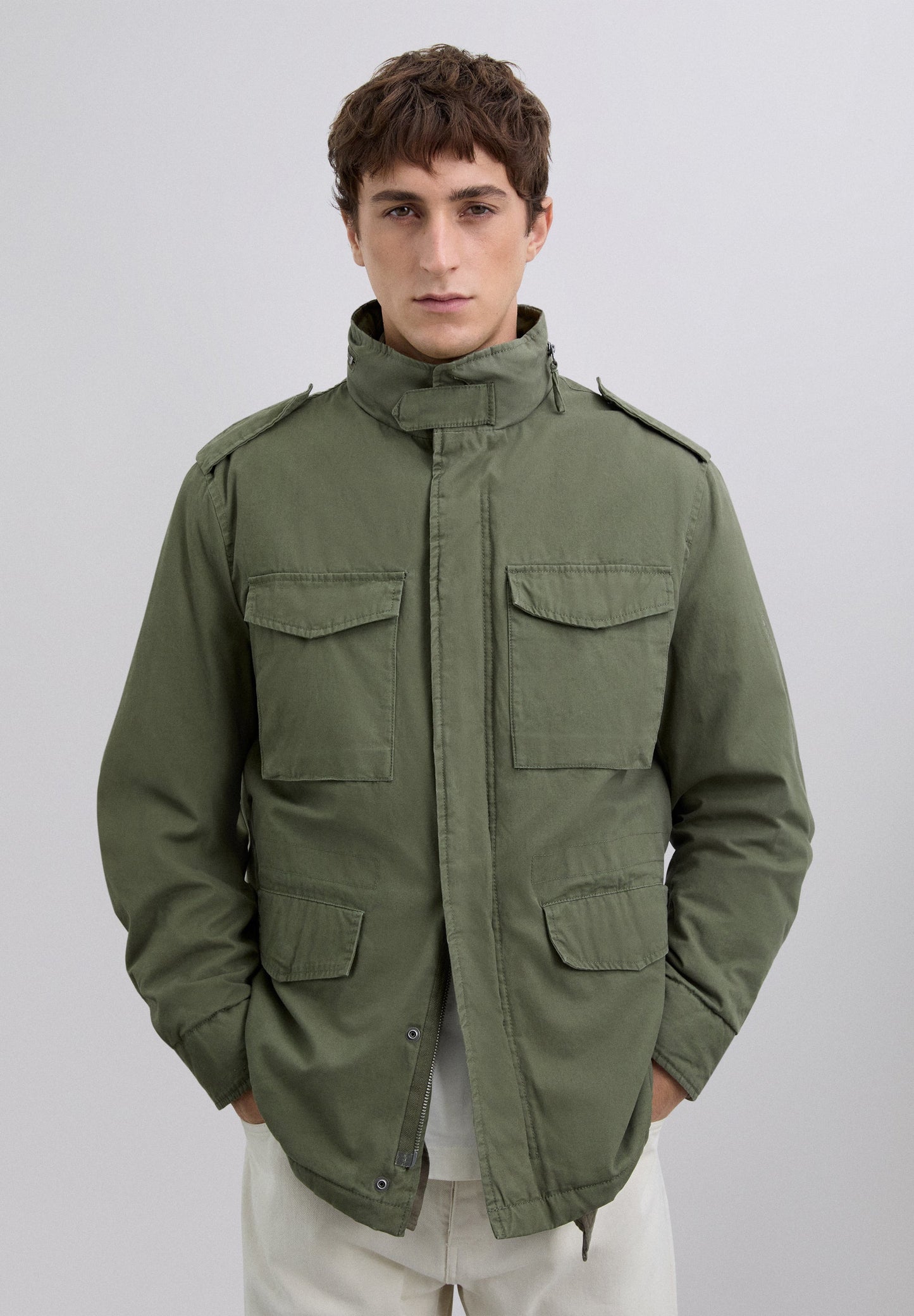 PARKA CAPUCHA MILITAR