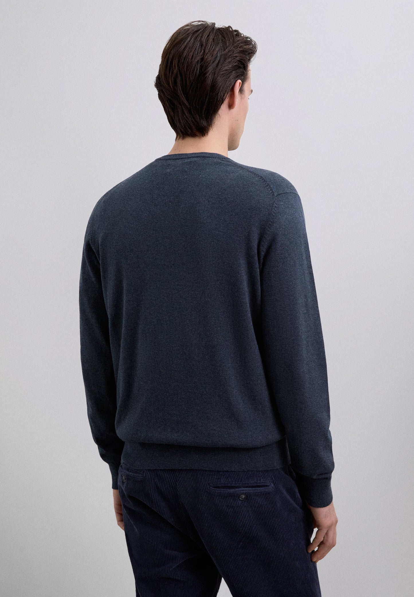 JERSEY PUNTO CUELLO PICO ALGODÓN