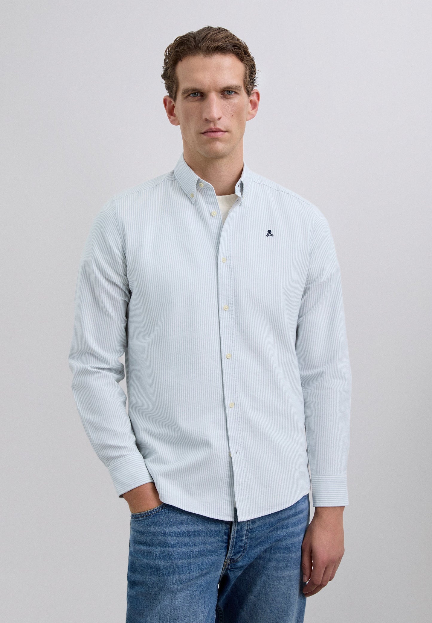 CAMISA OXFORD RAYAS