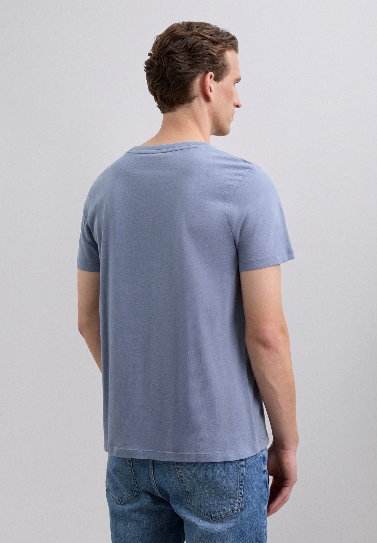 CAMISETA CALAVERA BORDADA TONO