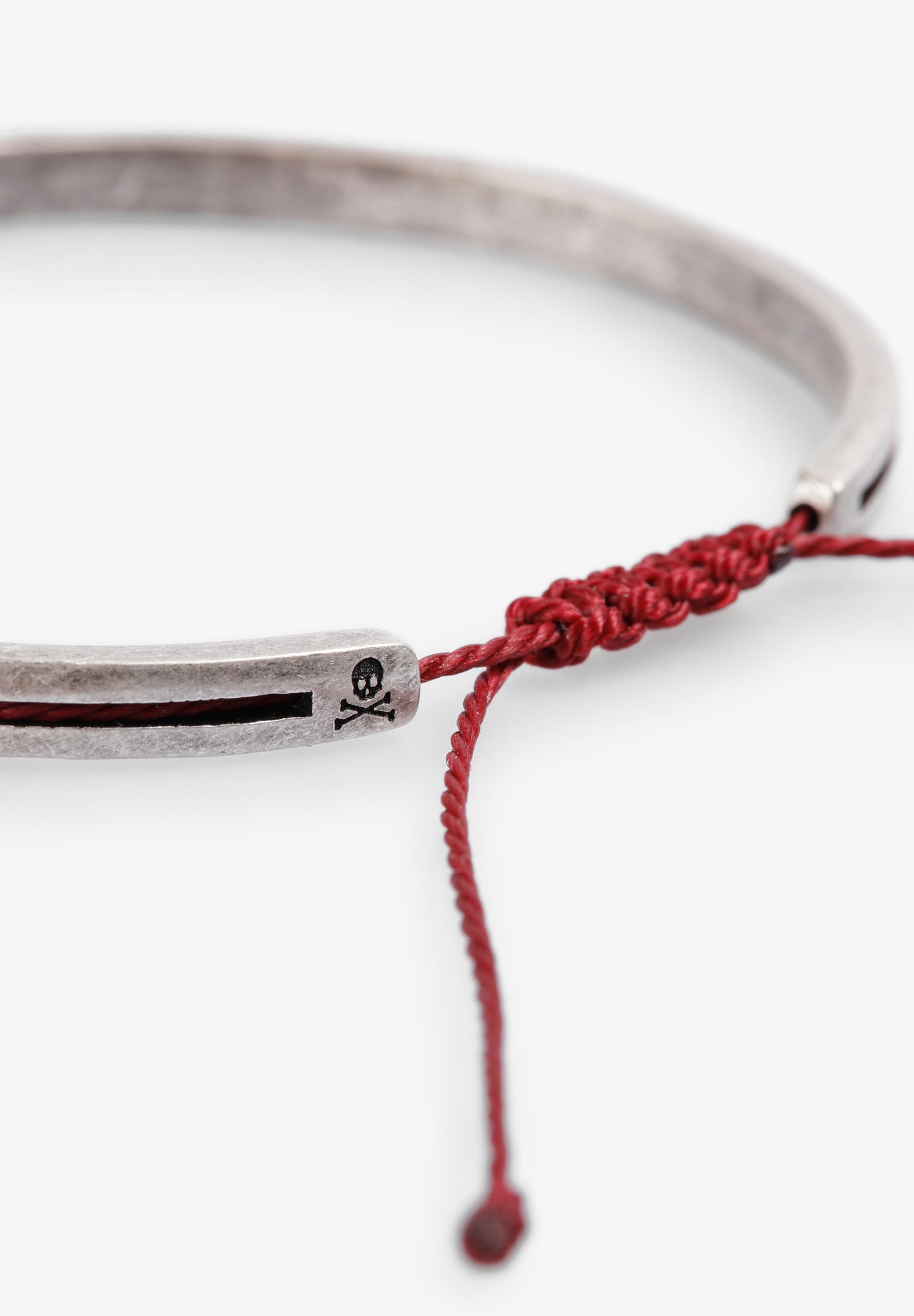 PULSERA AJUSTABLE EFECTO PLATEADO