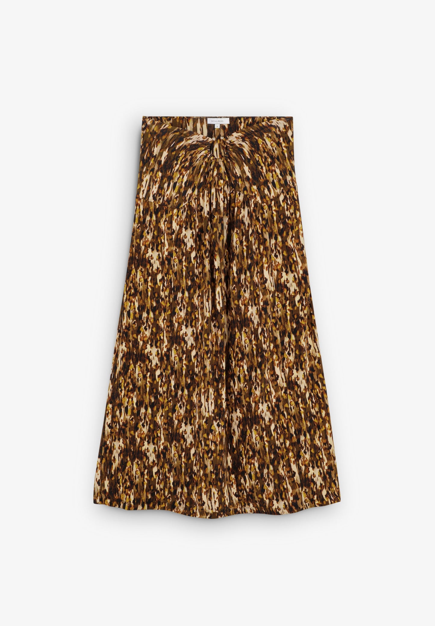 FALDA HEBILLA ESTAMPADA