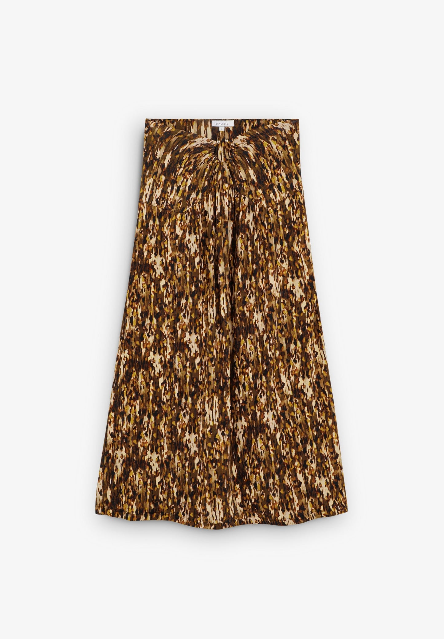 FALDA HEBILLA ESTAMPADA