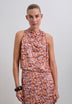 TOP CUELLO HALTER ESTAMPADO