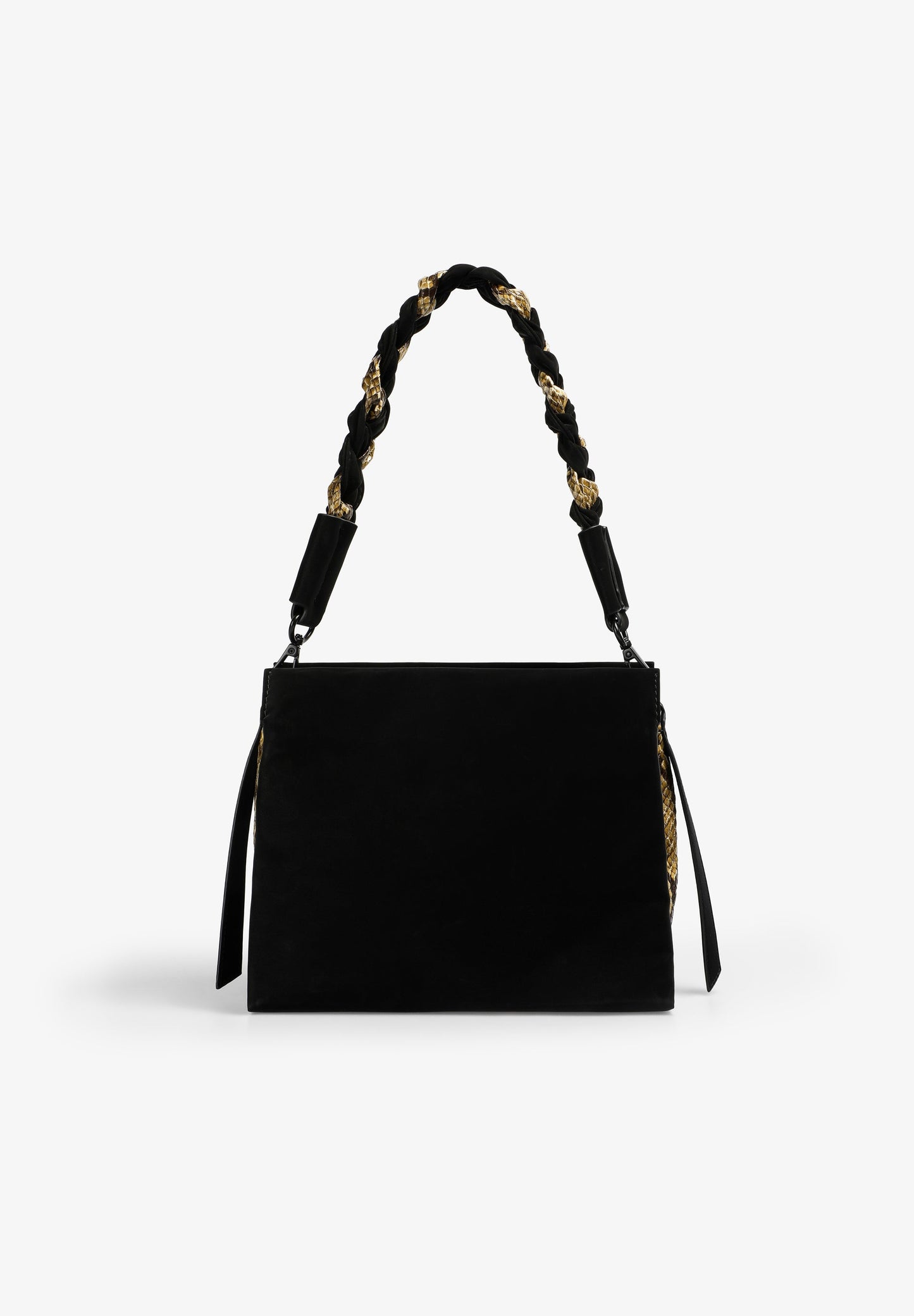 BOLSO TRENZADO DETALLES ANIMAL PRINT