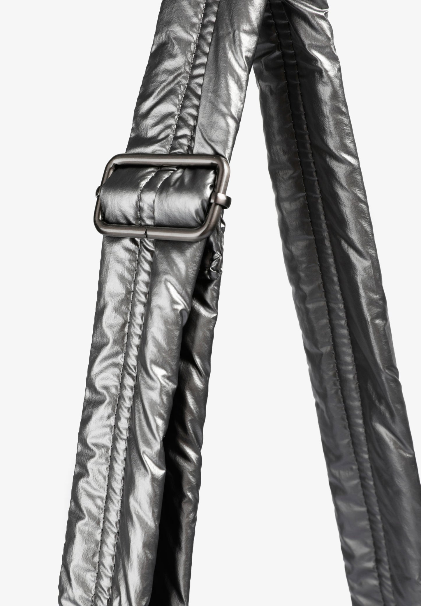 BOLSO BANDOLERA METALIZADO ACOLCHADO