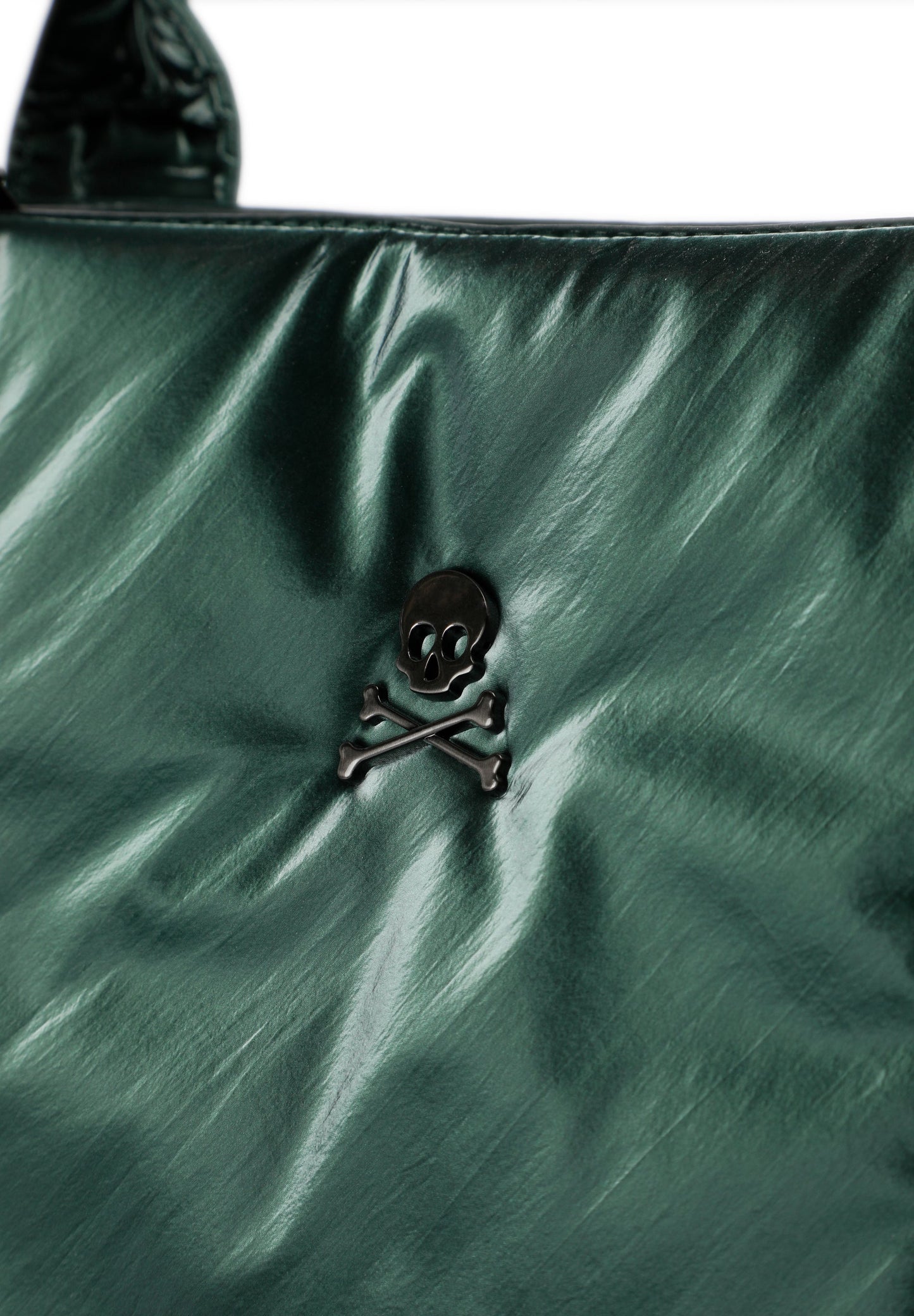 BOLSO SHOPPER METALIZADO CALAVERA