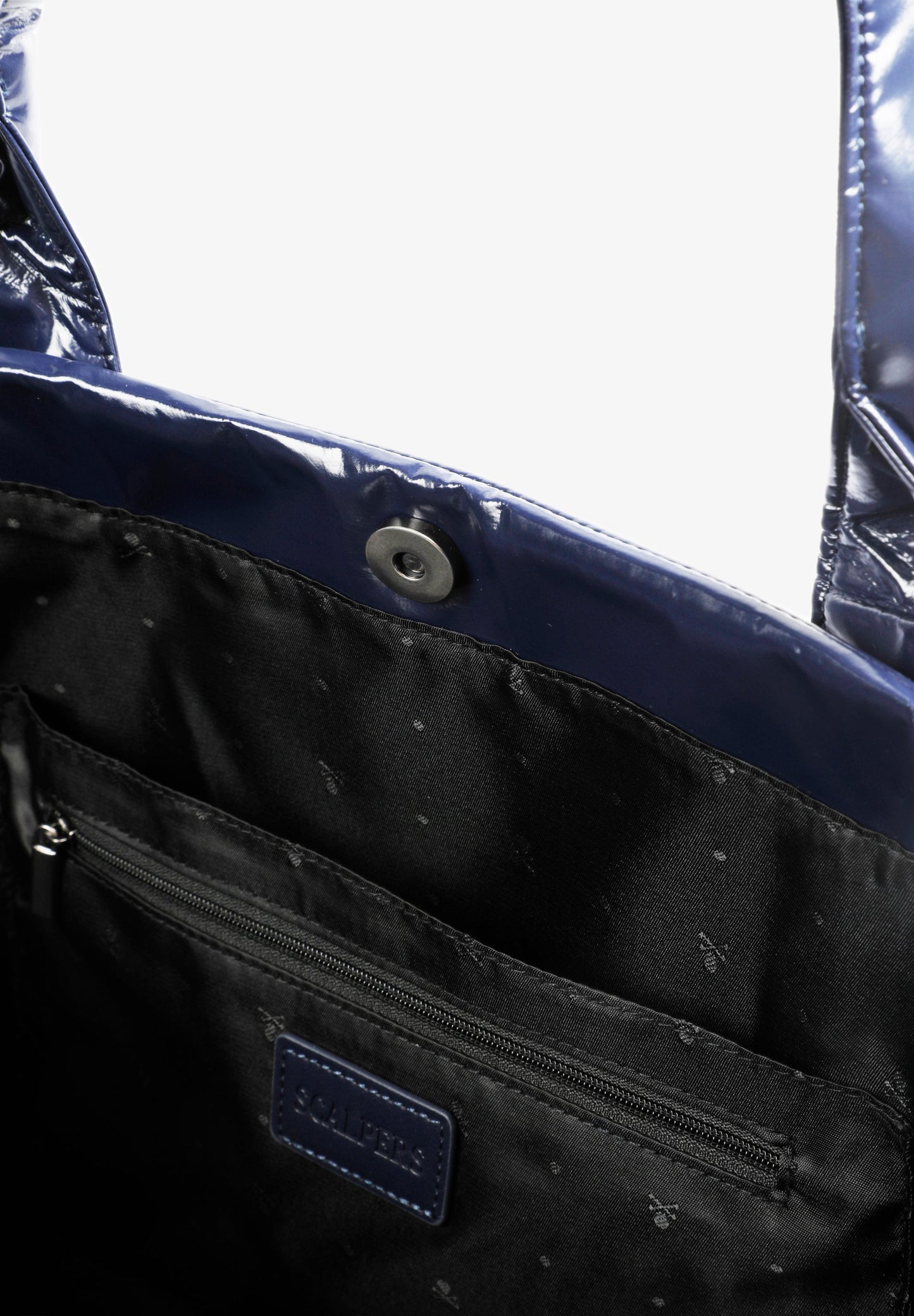 BOLSO SHOPPER METALIZADO CALAVERA