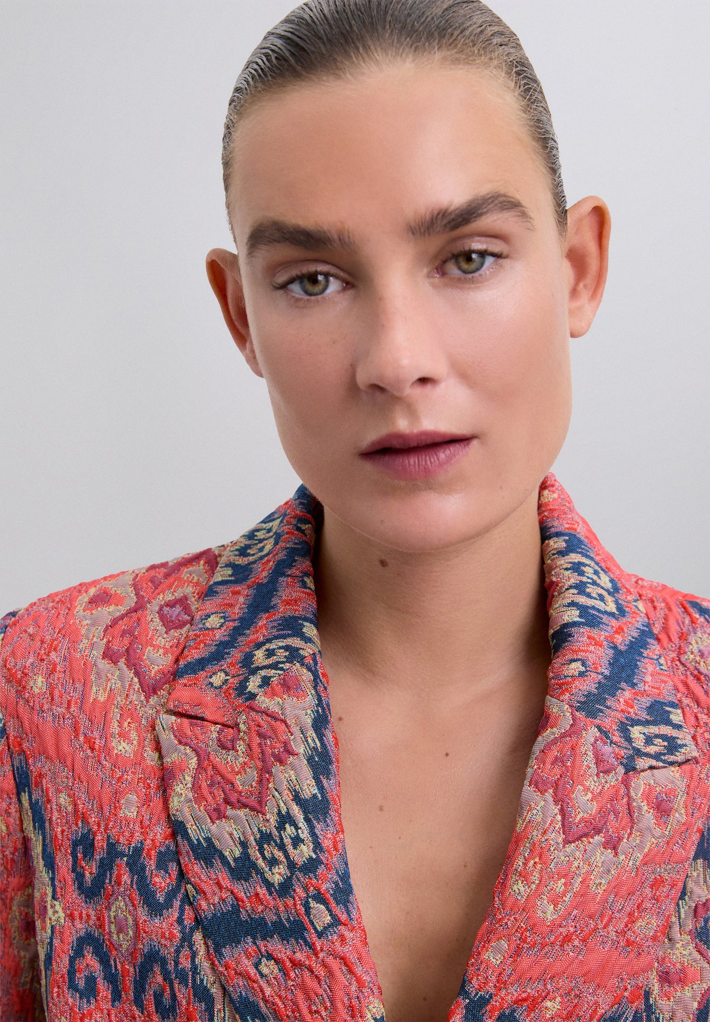 BLAZER ESTAMPADO JACQUARD