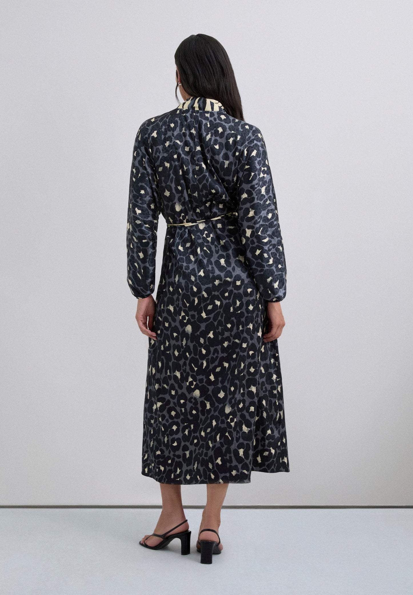 VESTIDO LARGO ANIMAL PRINT