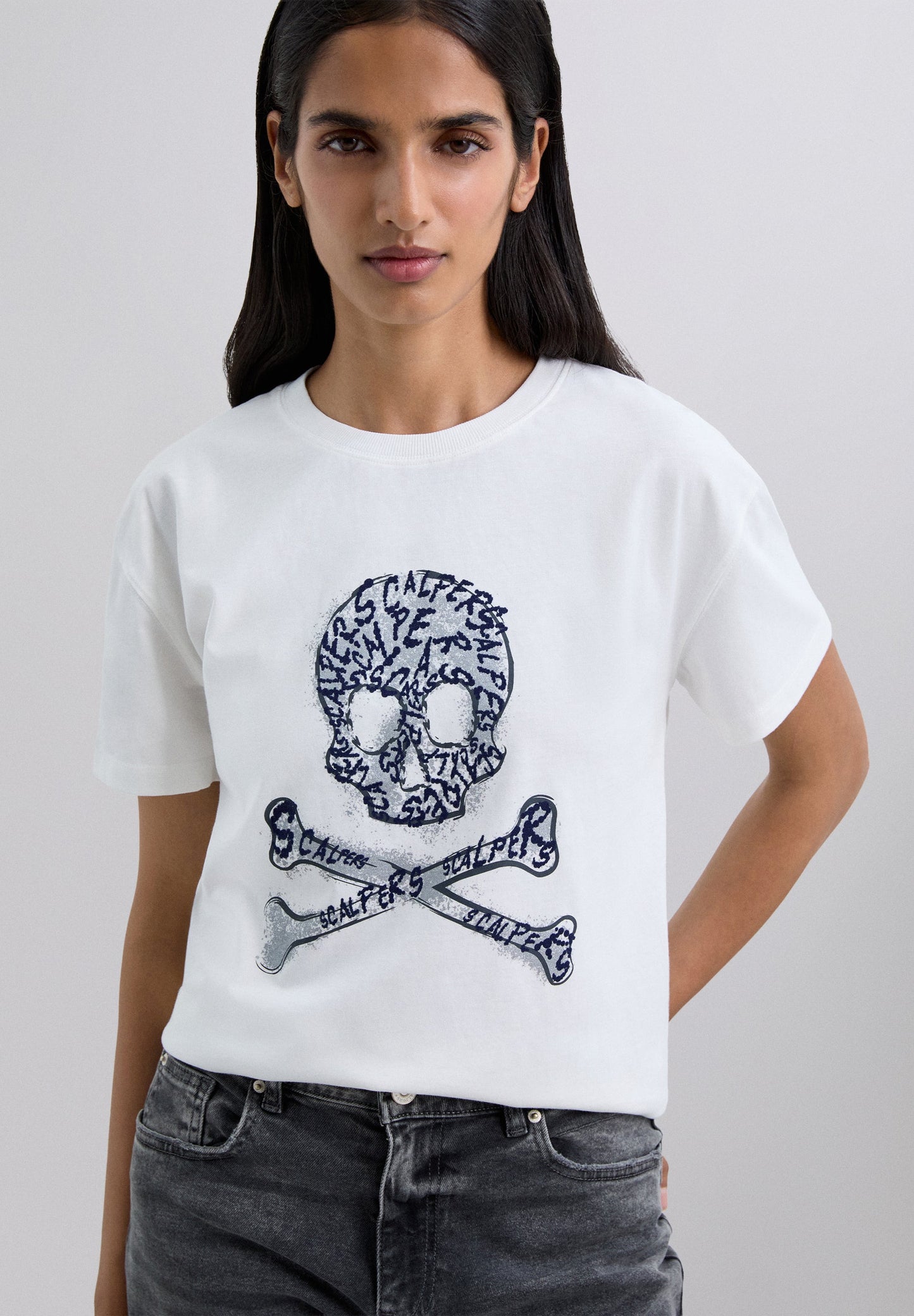 CAMISETA LOGO CALAVERA PRINT