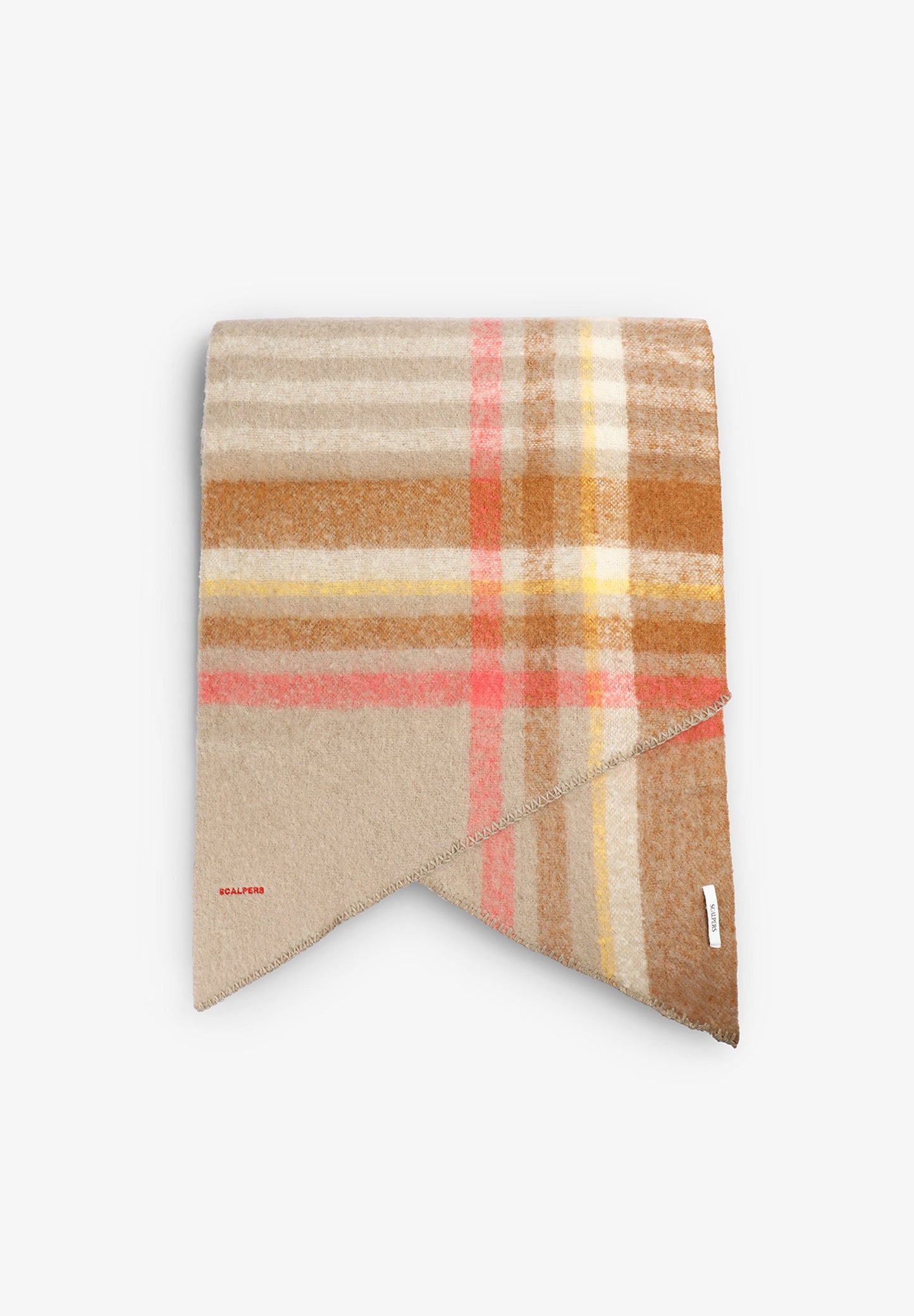 BUFANDA MEZCLA LANA CUADROS