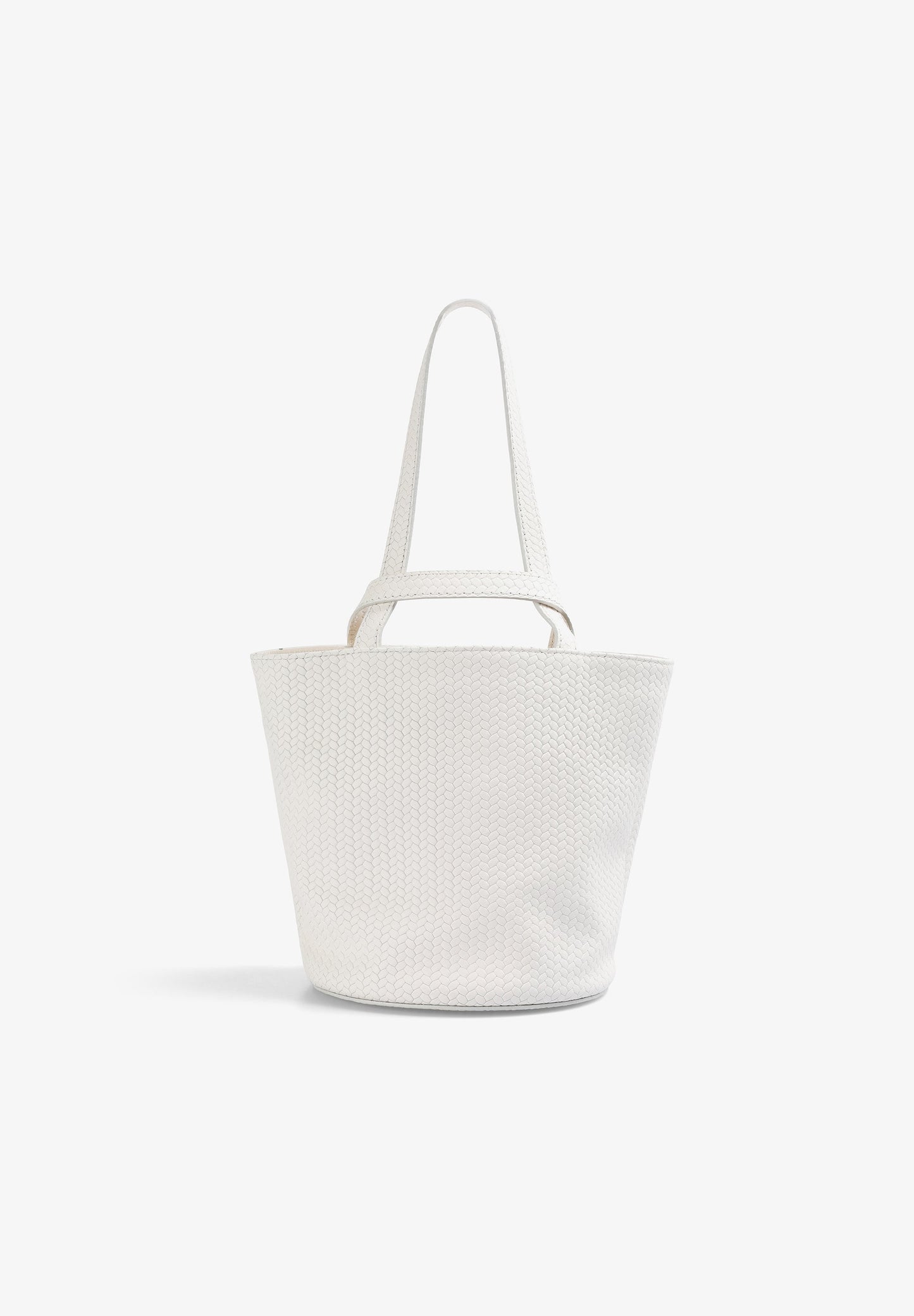 BOLSO MINI CUBO 100% PIEL TRENZADA