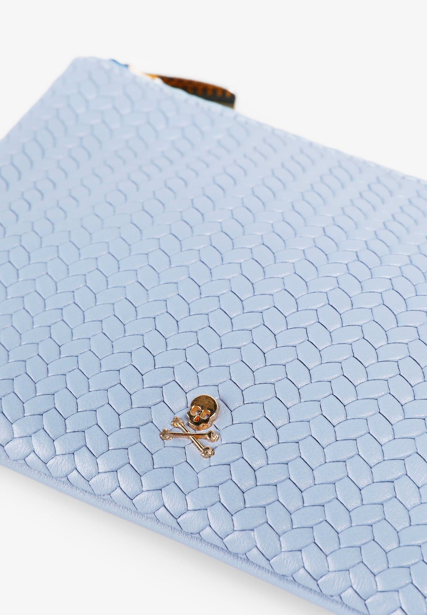 MONEDERO PIEL TRENZADO