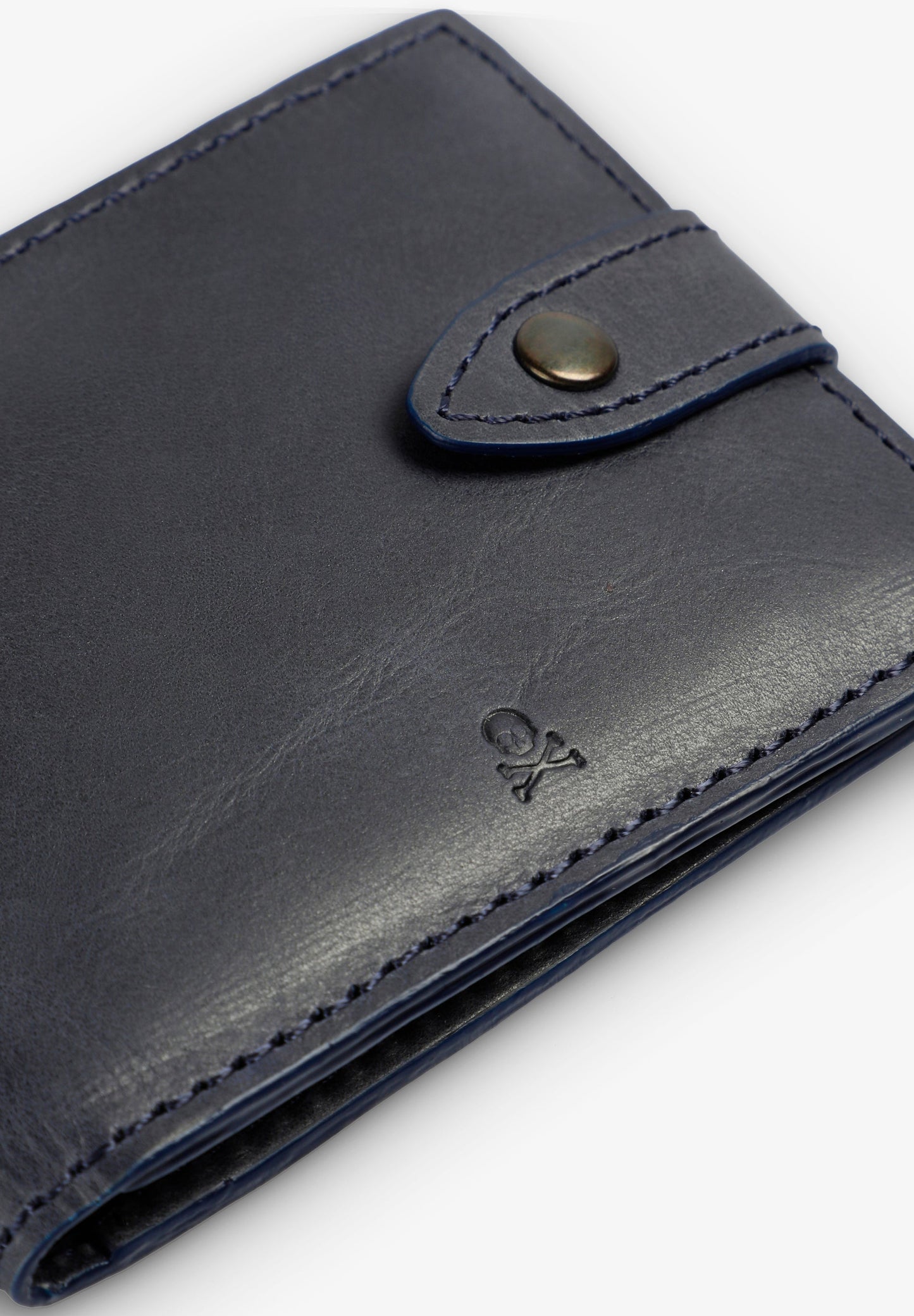 CARTERA PIEL CALAVERA GRABADA