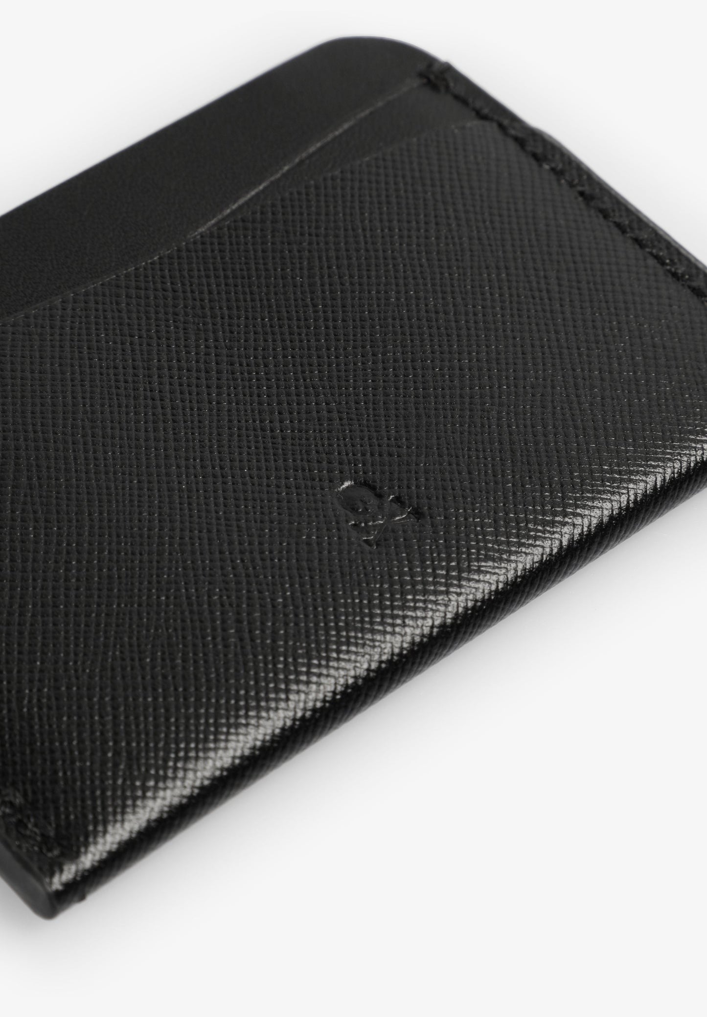 TARJETERO DE PIEL LOGO