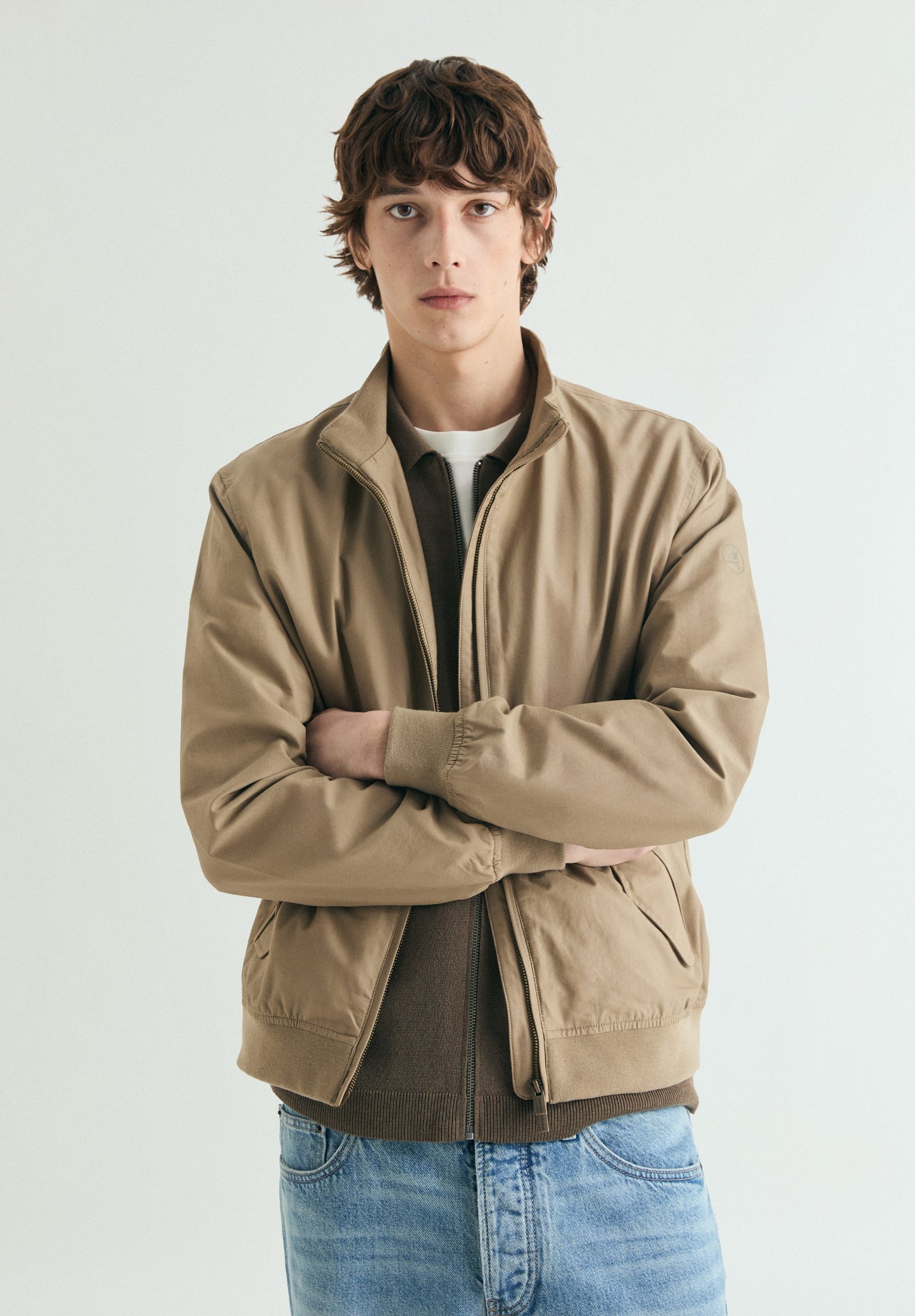 CHAQUETA BOMBER CUELLO ALTO