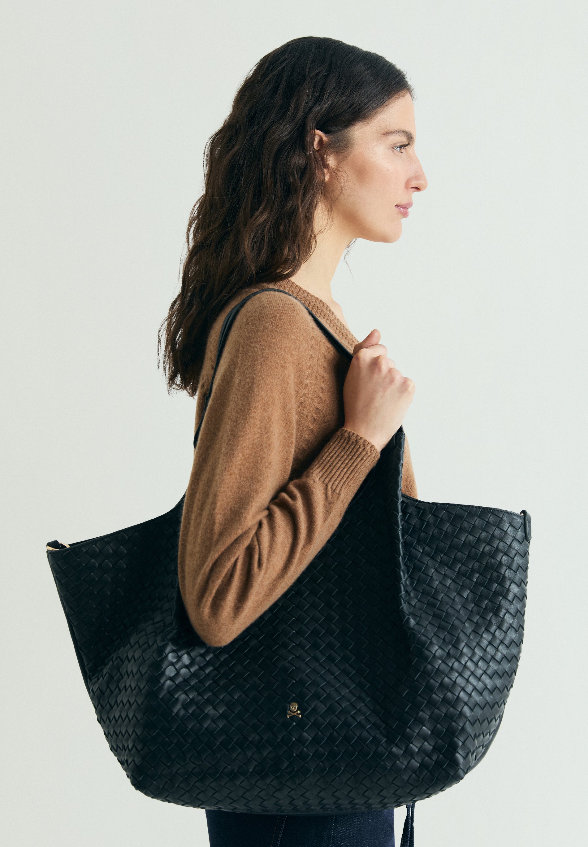 BOLSO SHOPPER PIEL TRENZADO