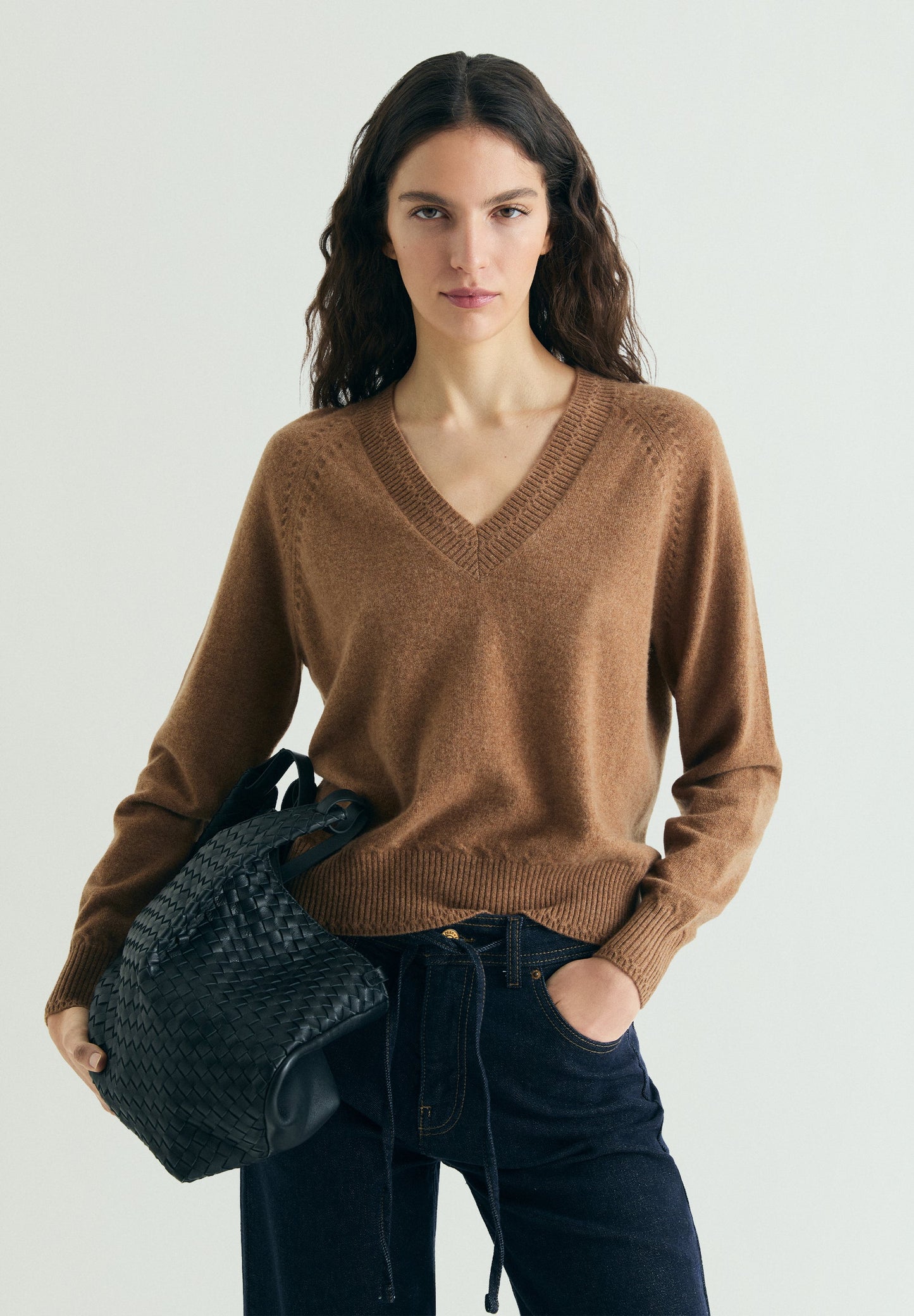 BOLSO SHOPPER PIEL TRENZADO