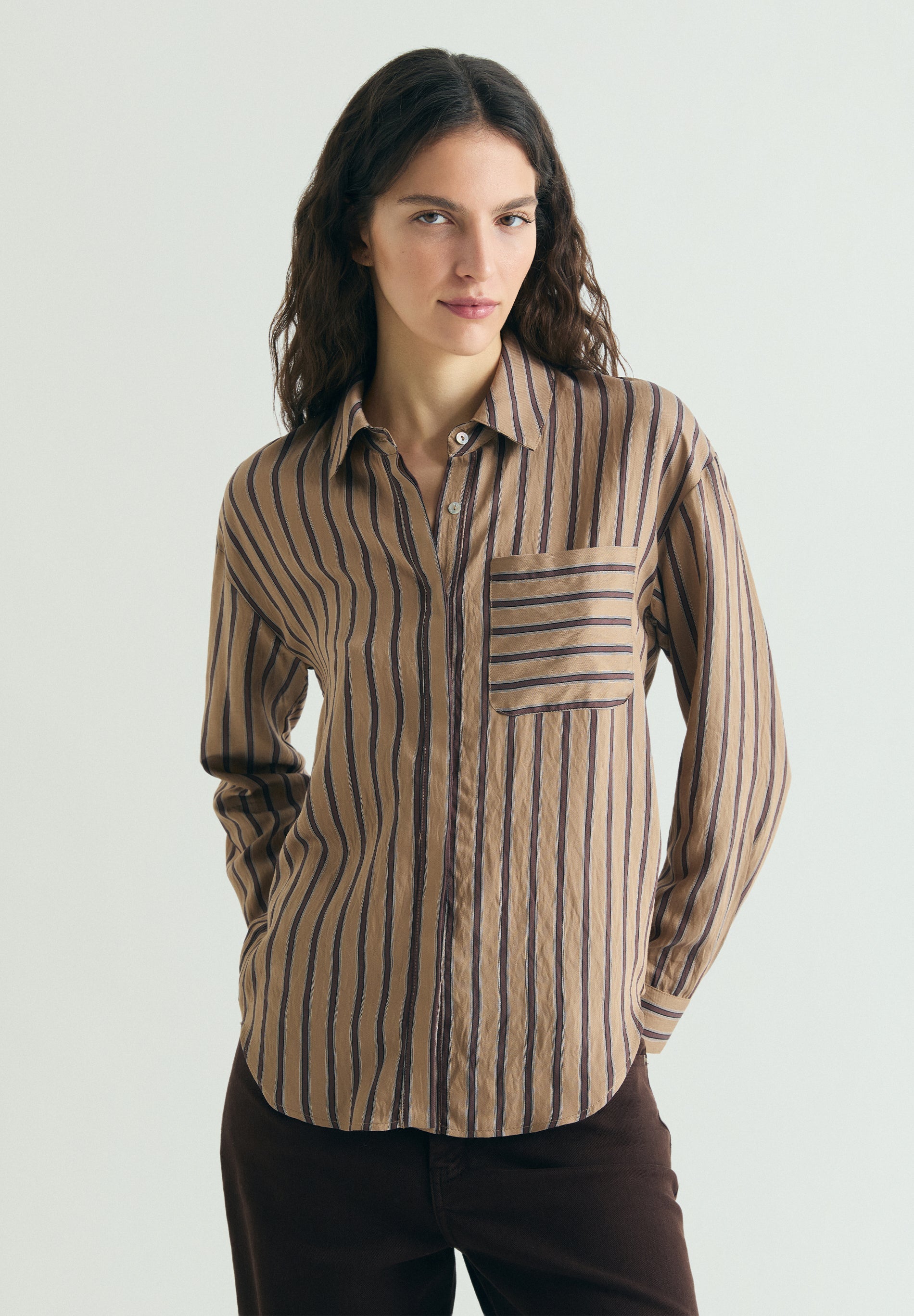 CAMISA RAYAS BOLSILLO