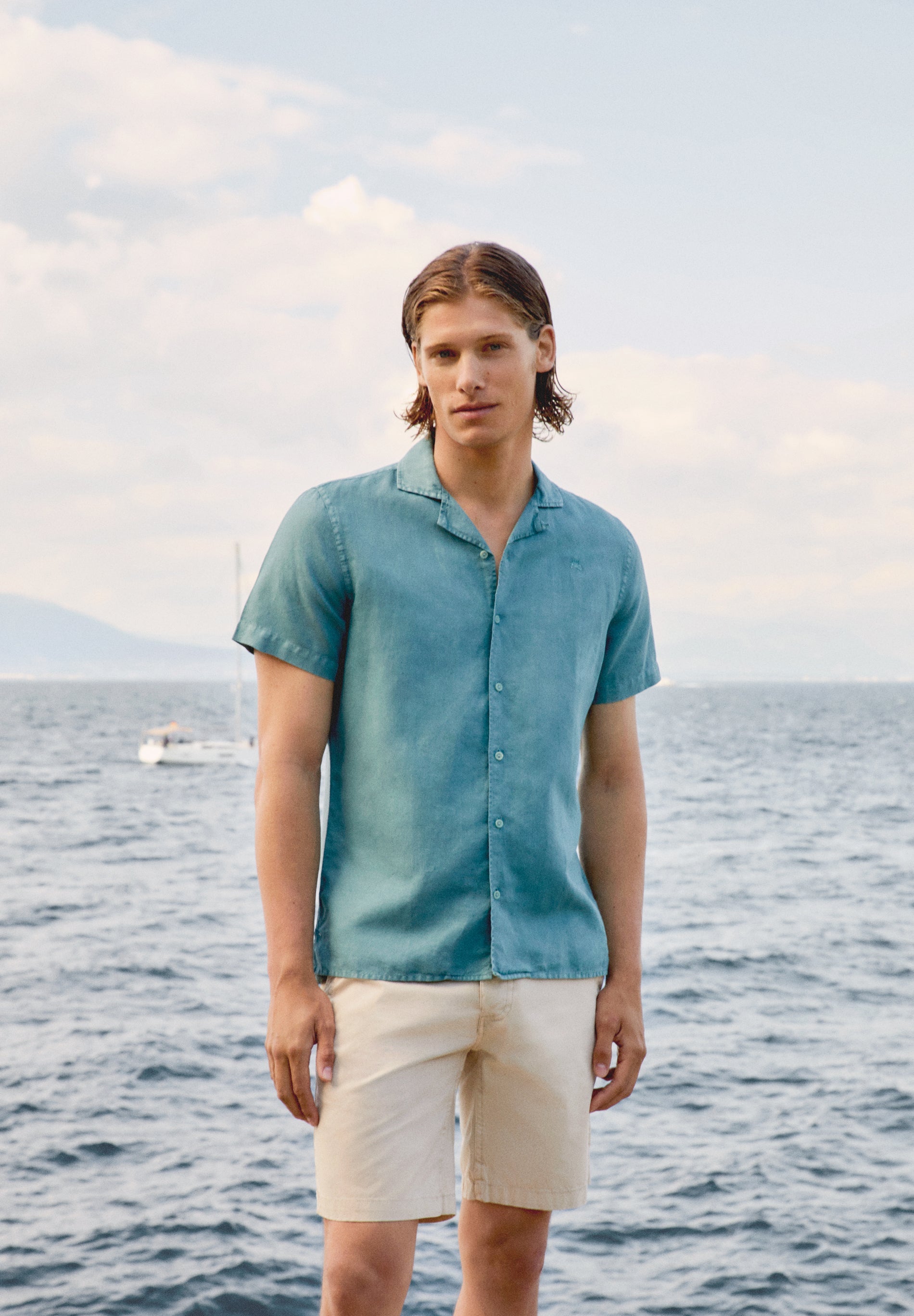 CAMISA MANGA CORTA LINO