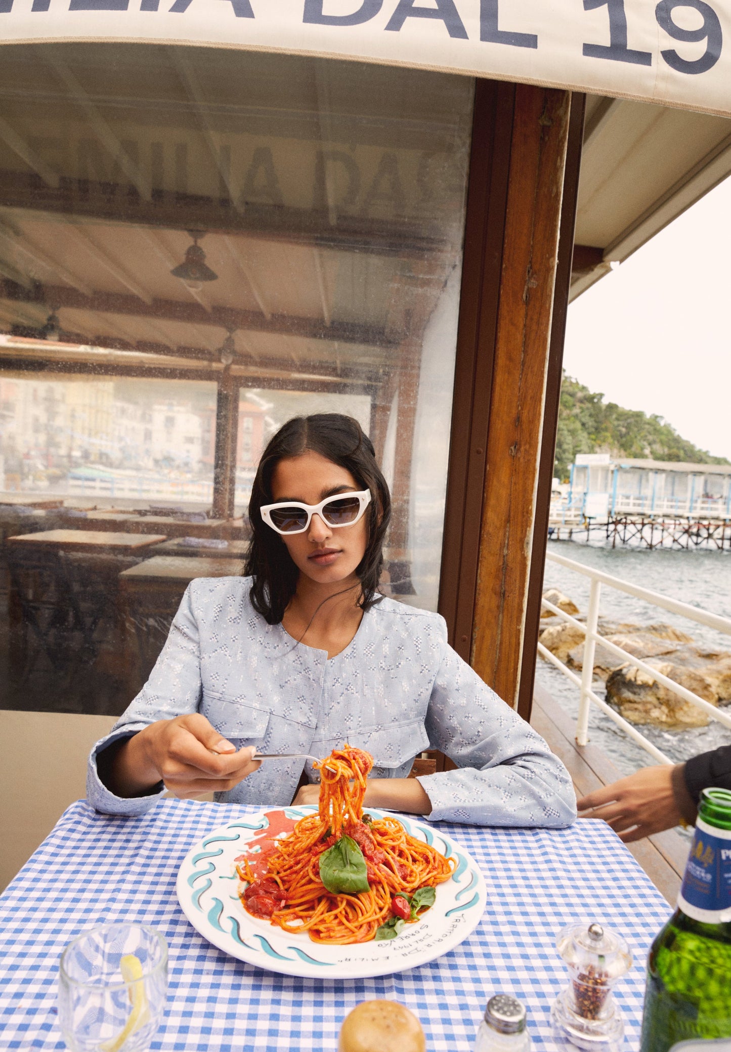 CHAQUETA DENIM JACQUARD