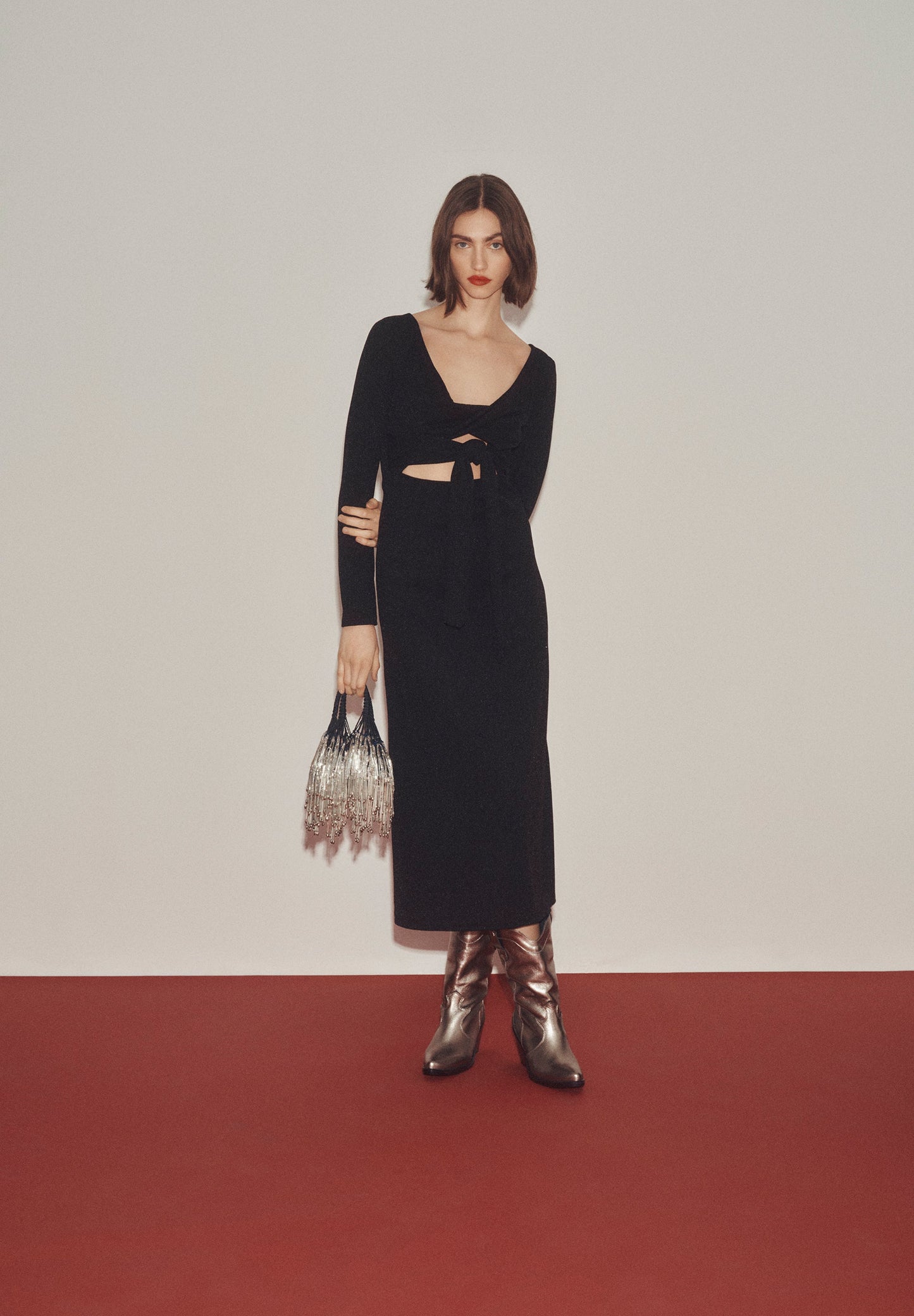 VESTIDO PUNTO LAZADAS